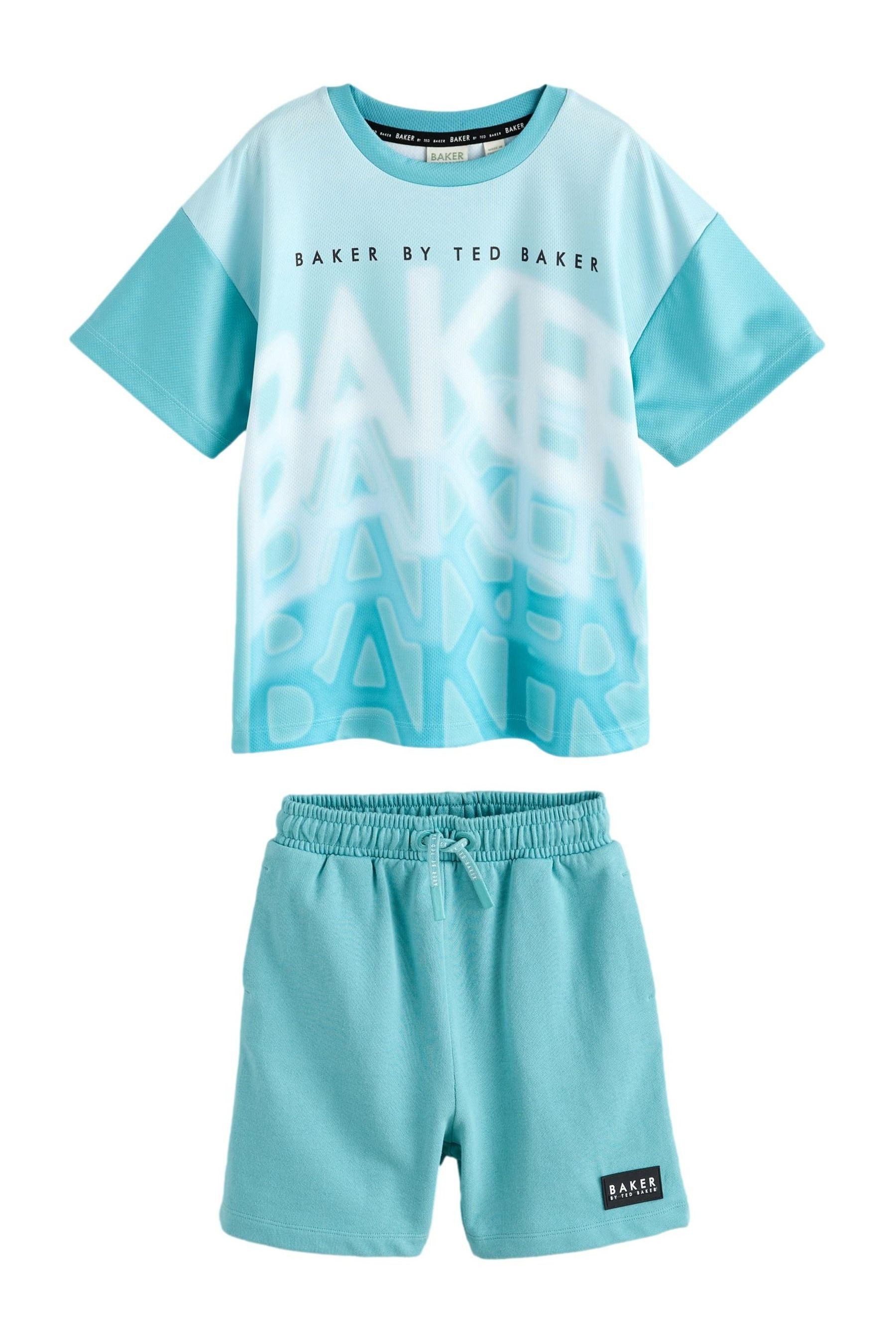 T-Shirt & Shorts Baker by Ted Baker Oversized Fit T-Shirt + Shorts