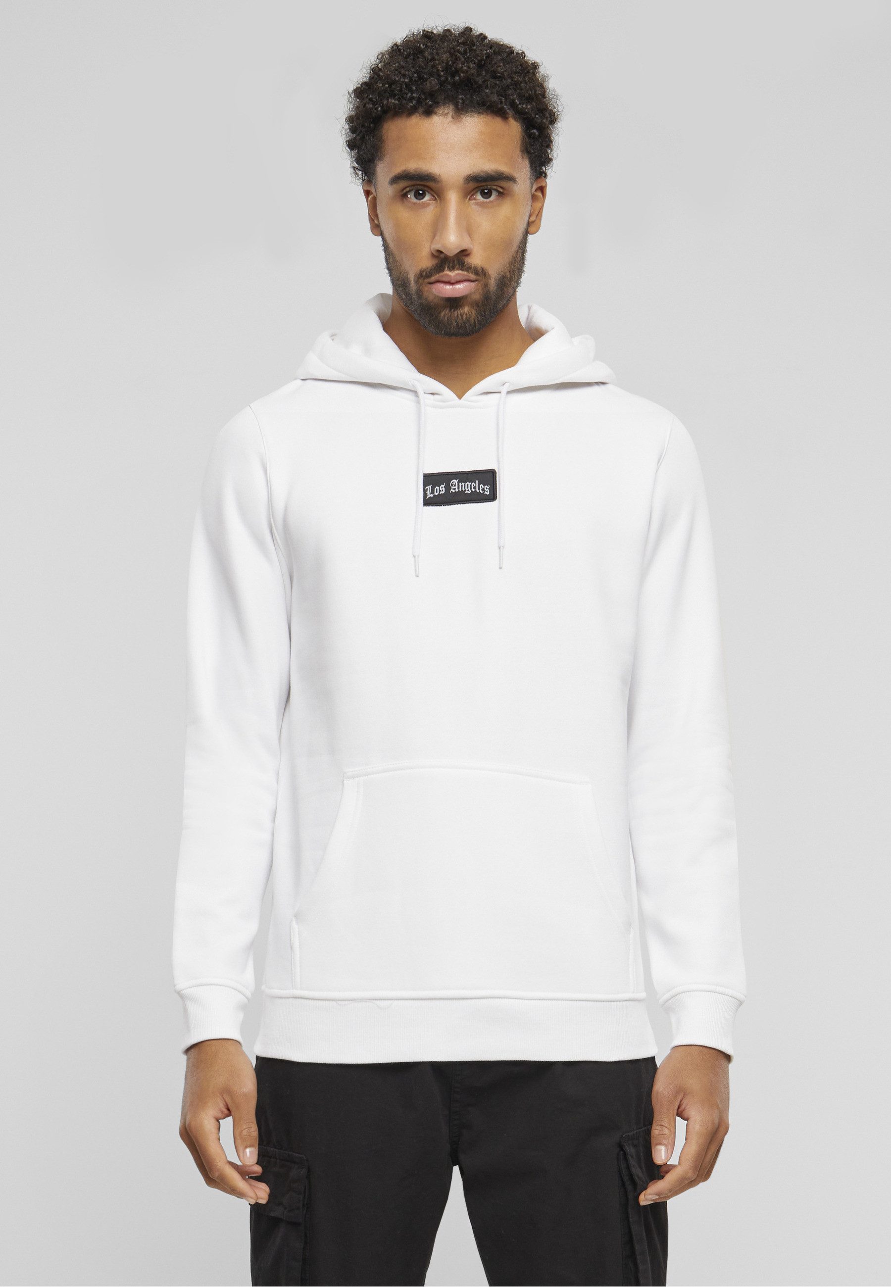 MisterTee Kapuzenpullover MisterTee Herren LA Sketch Patch Hoody (1-tlg)