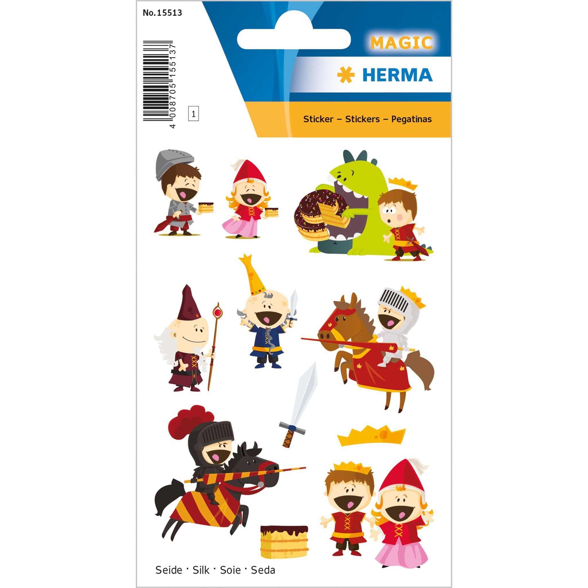 HERMA Sticker Herma Sticker Kleiner Ritter, Seide