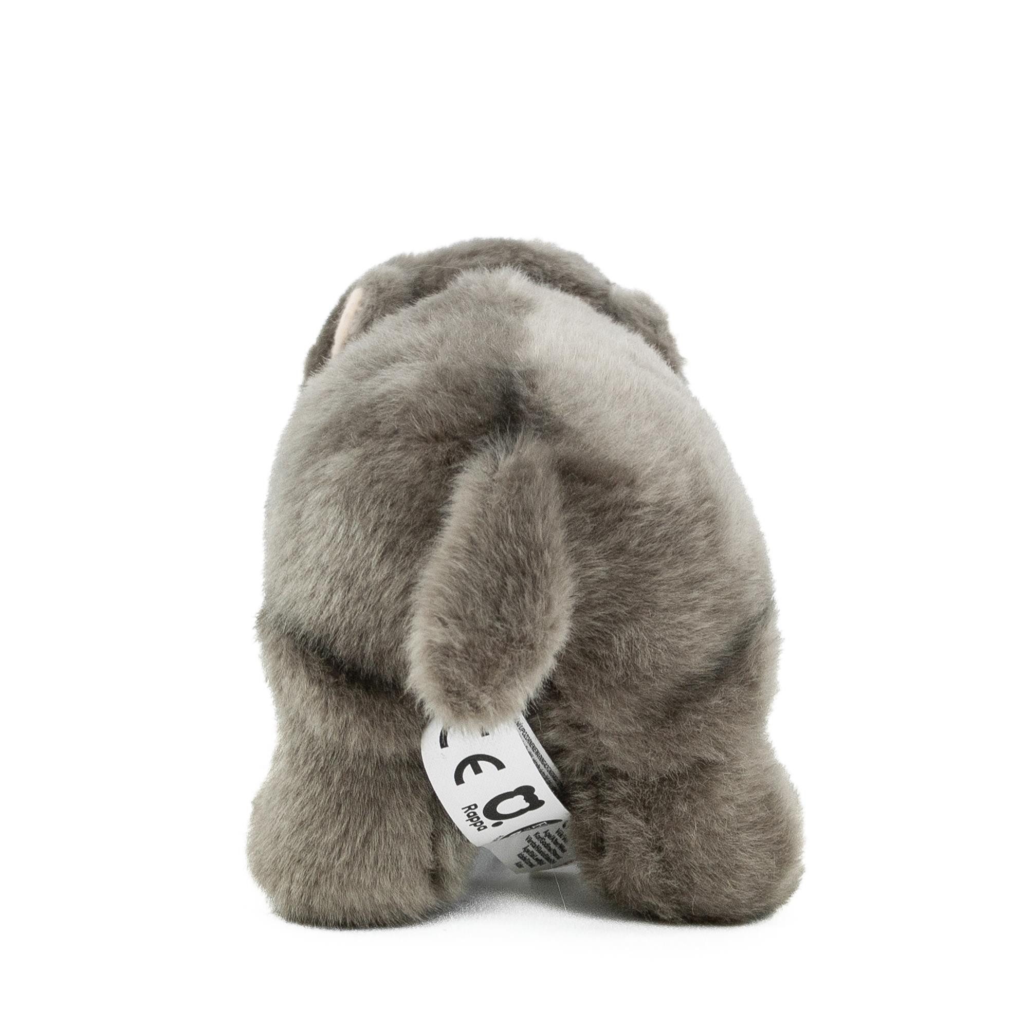 Teddys Rothenburg Kuscheltier Nilpferd stehend grau 22 cm Plüschnilpferd