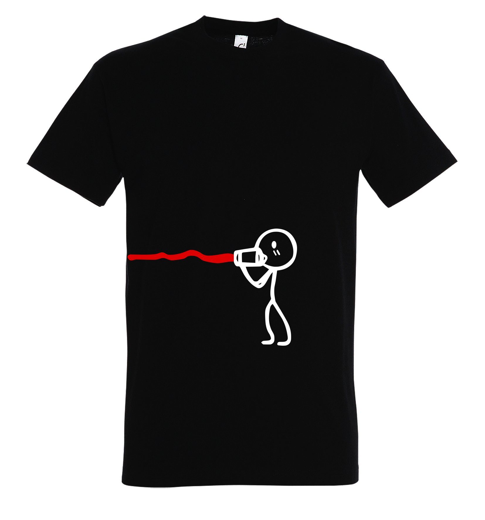 Youth Designz T-Shirt Hearing The Love Pärchen Fun T-Shirt mit süßem Frontprint