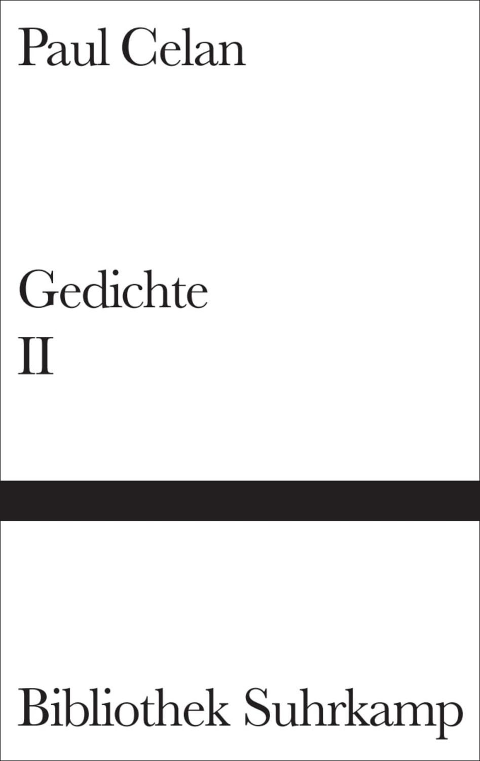 Gedichte in zwei Bänden / Paul Celan