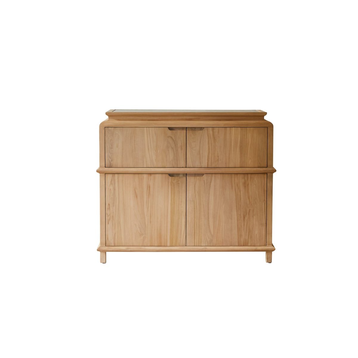 Tikamoon Sideboard Buffet Achille aus massivem Teakholz 120