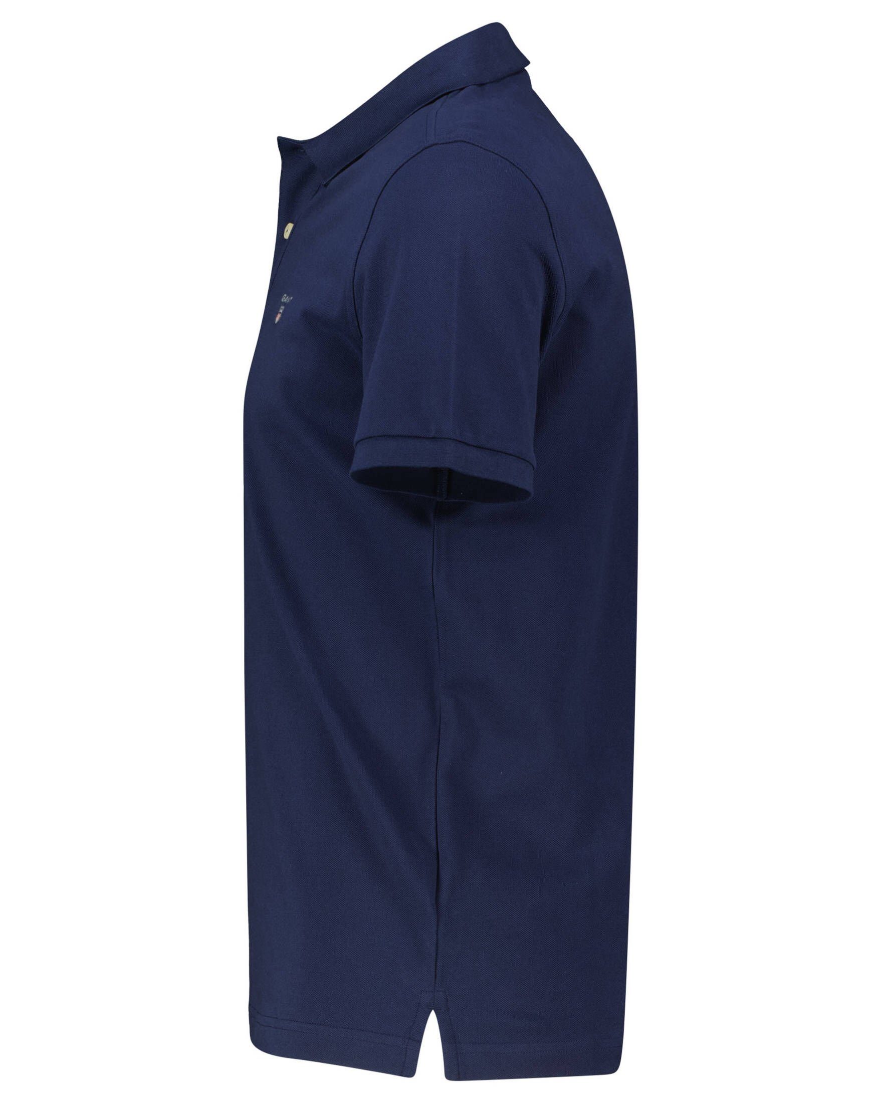 PIQUE Poloshirt Poloshirt Herren (1-tlg) Fit Regular marine Gant (52)