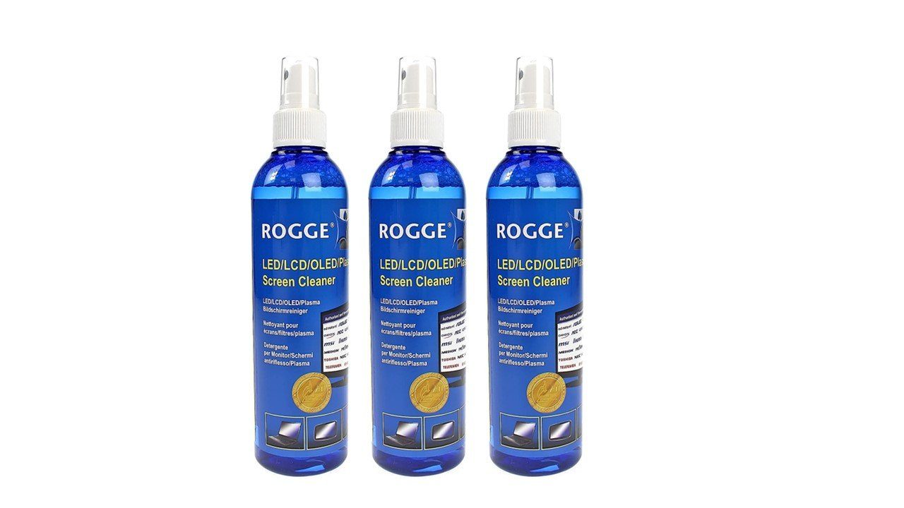 Rogge ROGGE LCD-TFT-LED Screen Cleaner 3x o. 5x 250ml - 10009 Reinigungsspray (3-St)