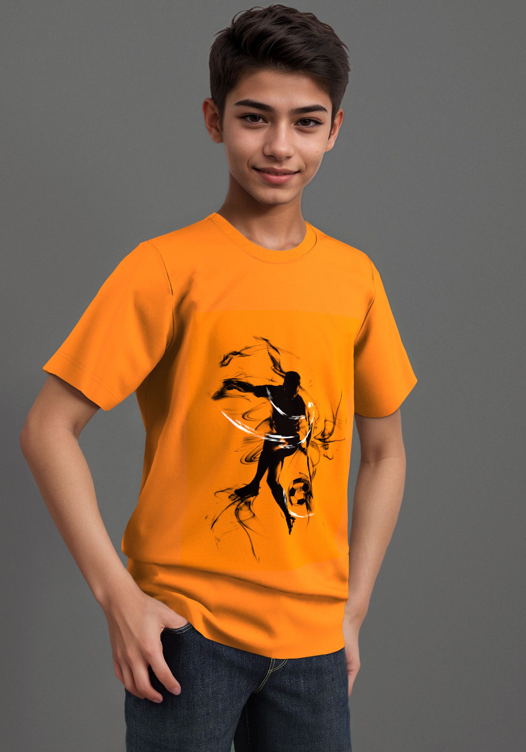 KIDSWORLD T-Shirt FOOTBALL, cooler Fußballer-Print