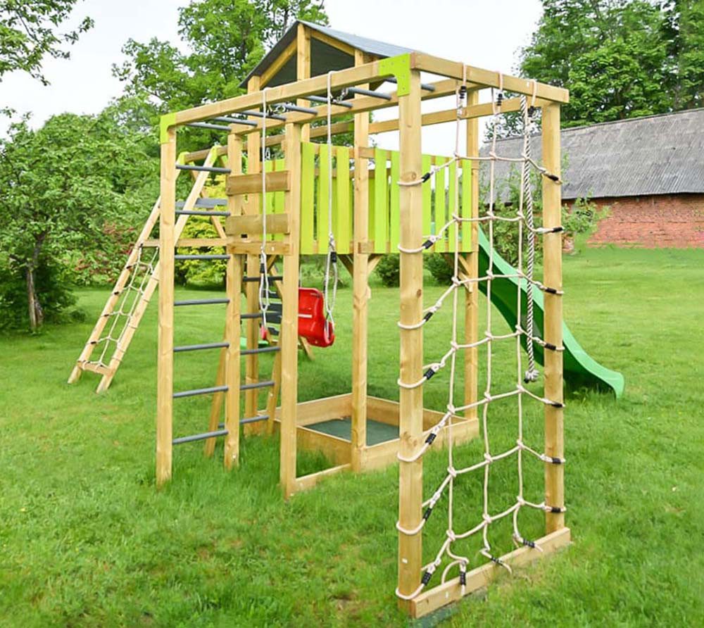 Wendi Toys Klettergerüst Dino, (1-St), Für Kinder ab 4 Jahren, Traglast 100 KG, LxHxB 438x561x307cm