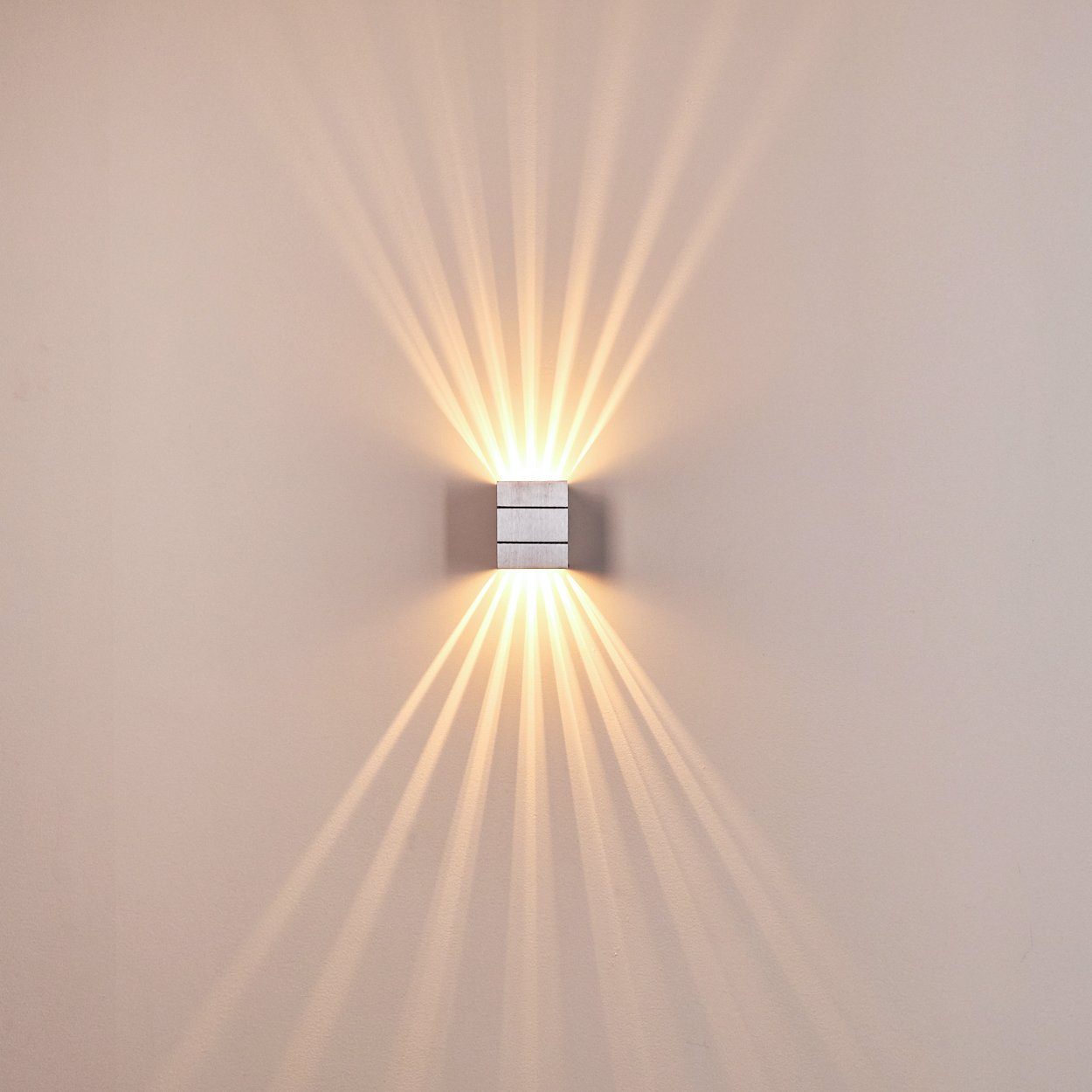 aus ohne mit Leuchtmittel, Lichteffekt 33 Wandlampe Aluminium, »Pattada« Wandspot, in hofstein 1xG9 Metall Wandleuchte max. Watt,