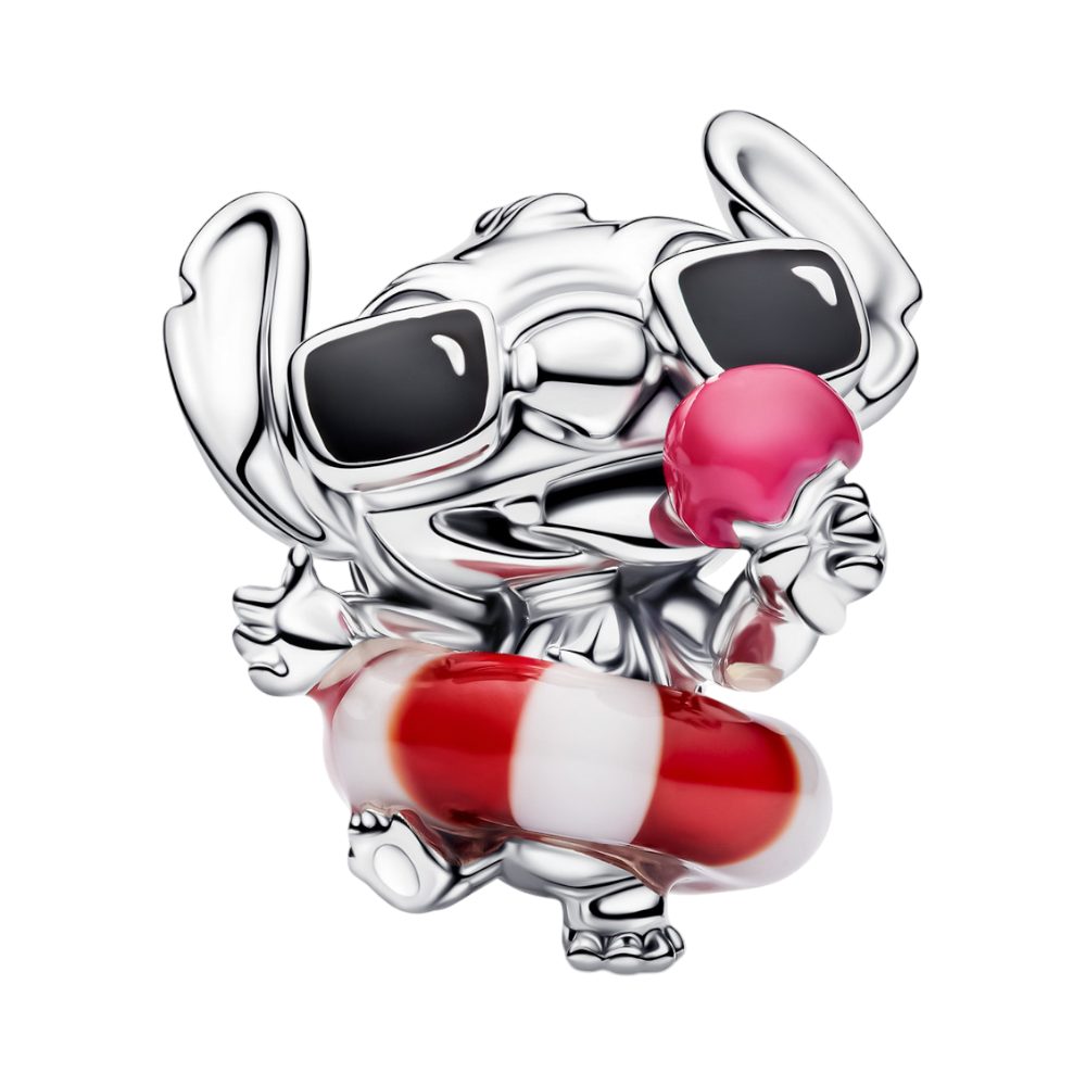 Pandora Charm-Einhänger 794642C01, Disney, Stitch, Murano-Glas