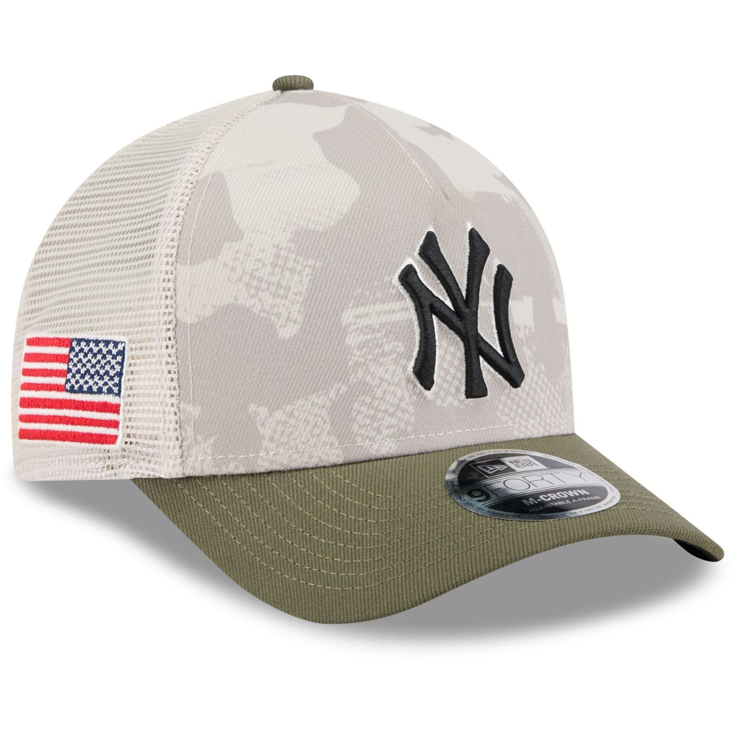 New Era Snapback Cap 9Forty MCrown ARMED FORCES New York Yankees