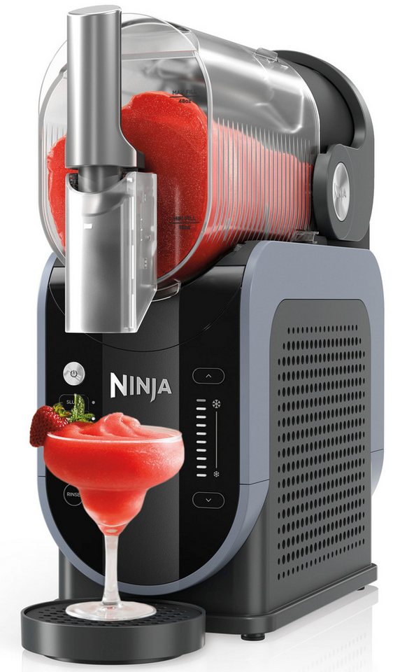 NINJA Slush-Eismaschine FS301EU, SLUSHi Slush-Eismaschine für gefrorene Getränke, Speiseeismaschine