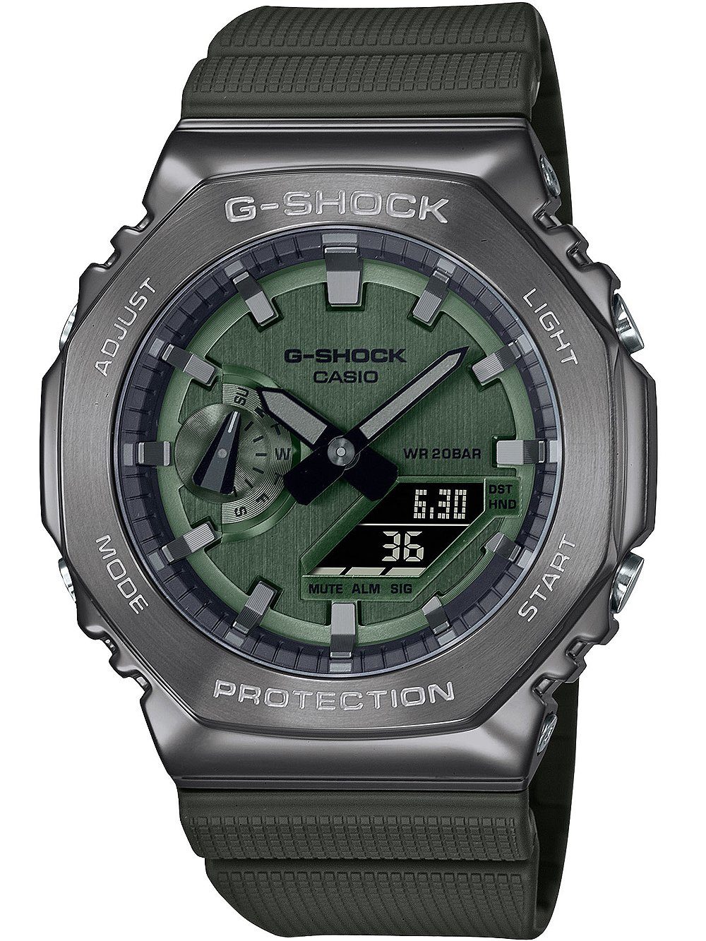 CASIO Chronograph Casio GM-2100B-3AER G-Shock Herrenuhr 44mm 20ATM