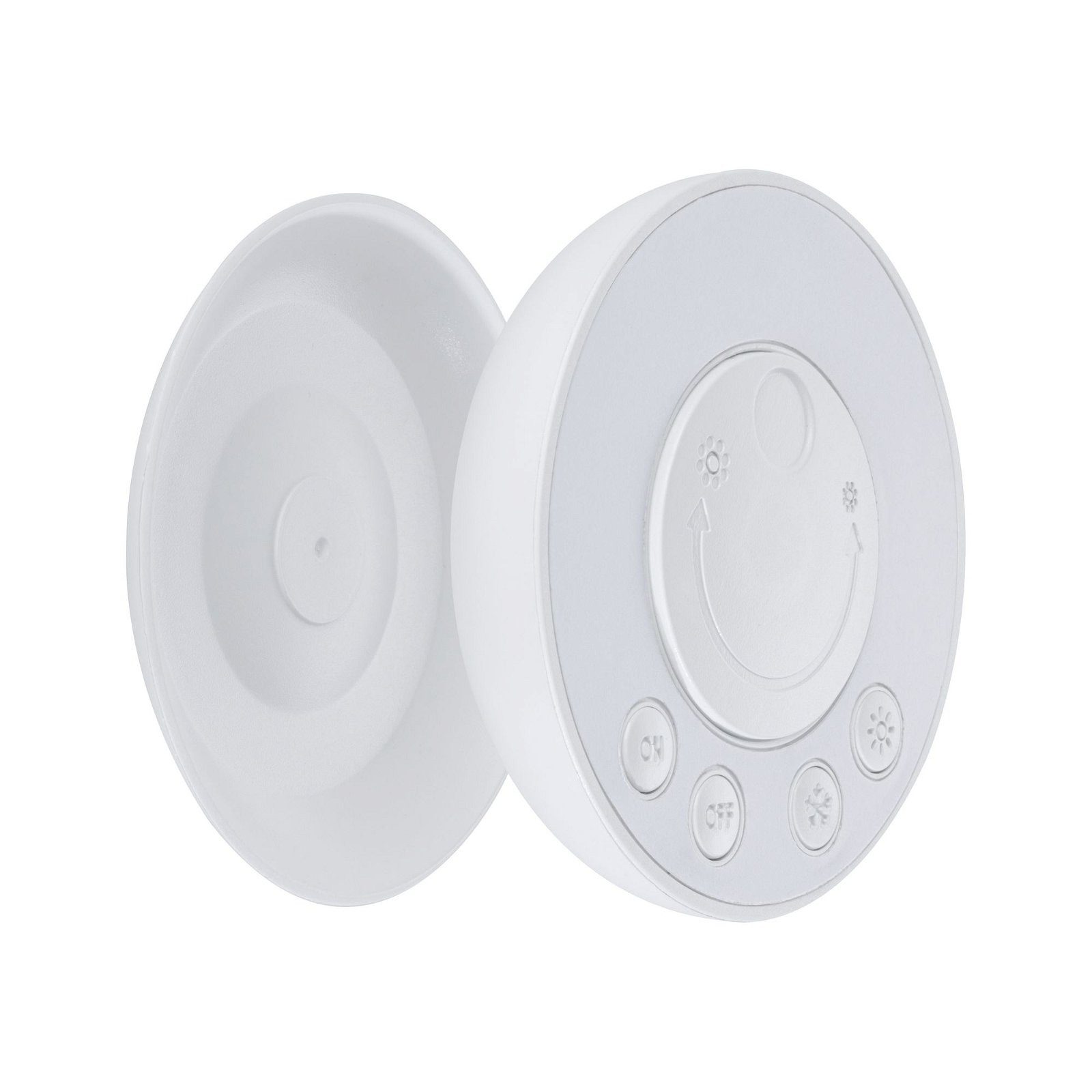 Paulmann Unterschrankleuchte Clever Connect Switch Bowl 2700K-6500K 71mm Weiß matt/Kunststoff, ohne Leuchtmittel, Dimmbar