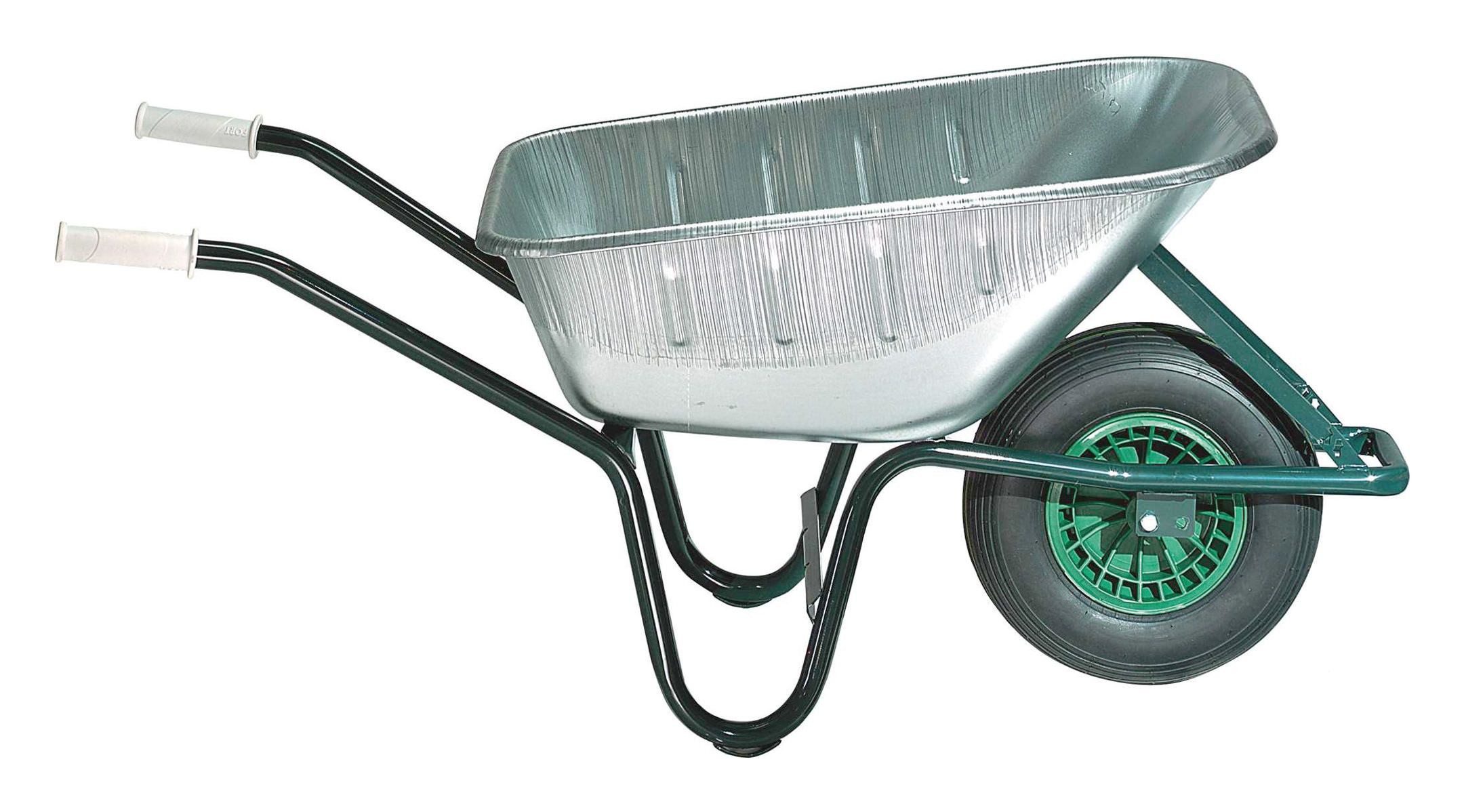 Altrad Lescha Atika Schubkarre, Tiefmuldenkarre 116B/90 mit Luftrad 400 x 100 Fort