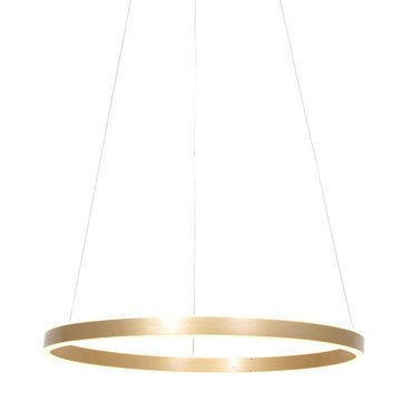 click-licht LED Pendelleuchte LED Pendelleuchte Ringlux in Gold 2x 21W 4200lm, keine Angabe, Leuchtmittel enthalten: Ja, fest verbaut, LED, warmweiss, Hängeleuchte, Pendellampe, Pendelleuchte