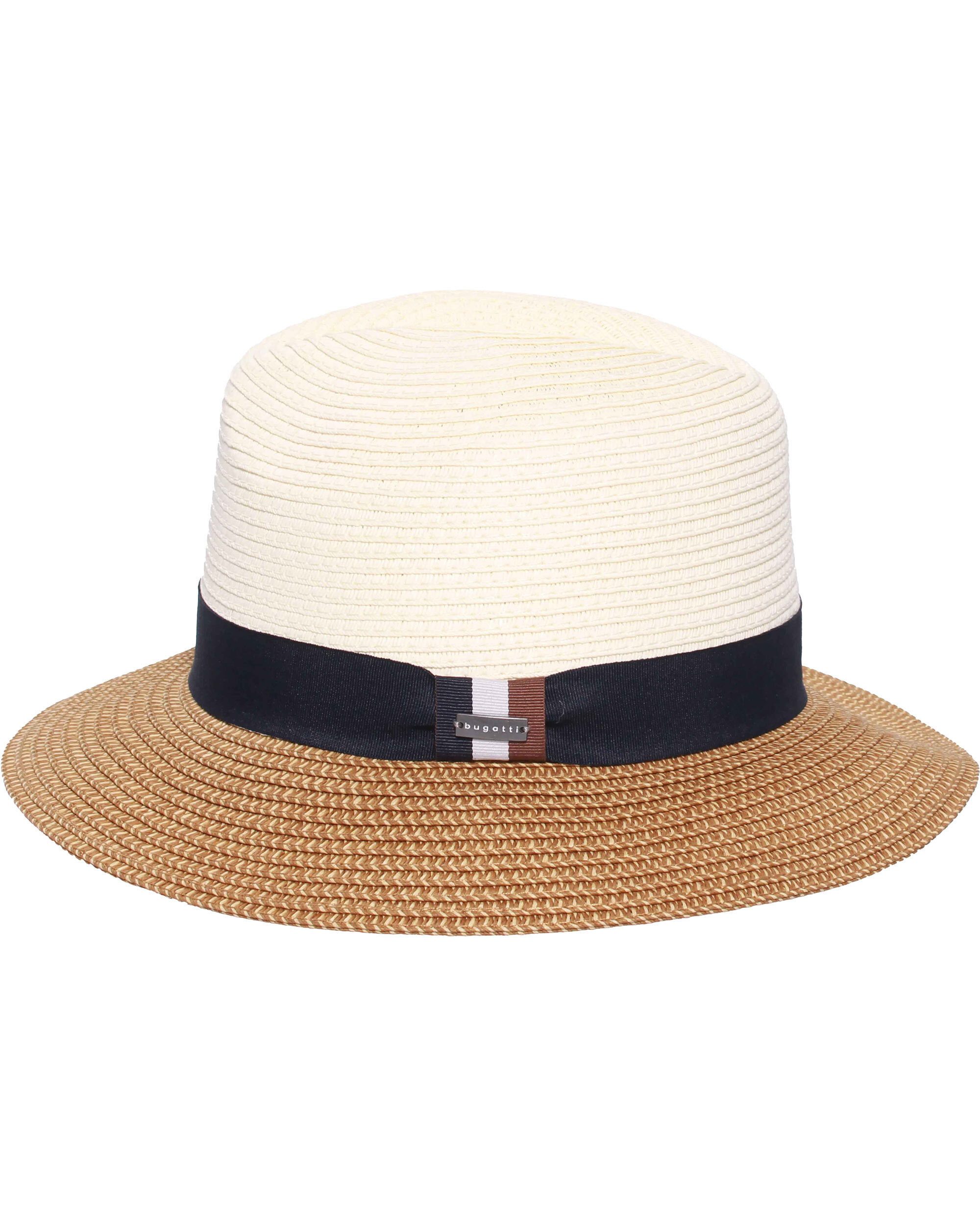bugatti Fedora Zweifarbiger bugatti Sommer-Fedora mit Hutband (keine)