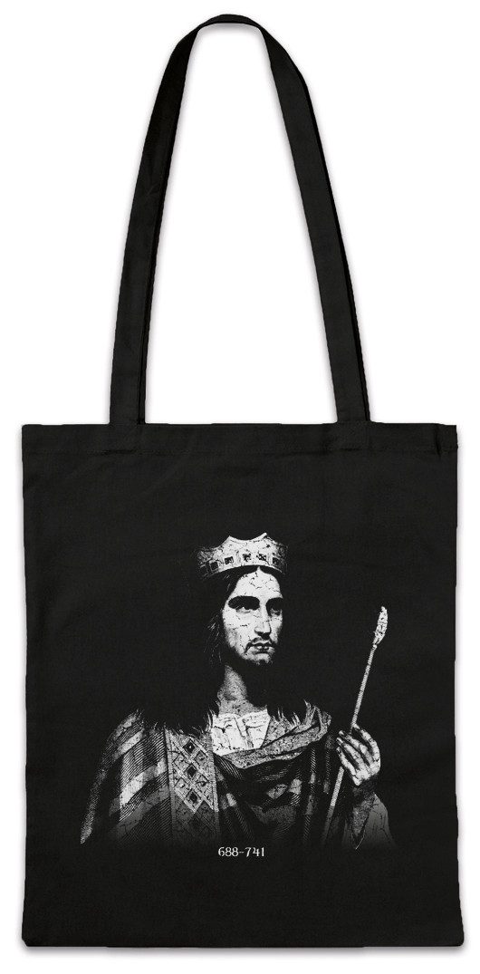 Beuteltasche Karl Martell Stofftasche Charles Martel France Franks King Frankreich