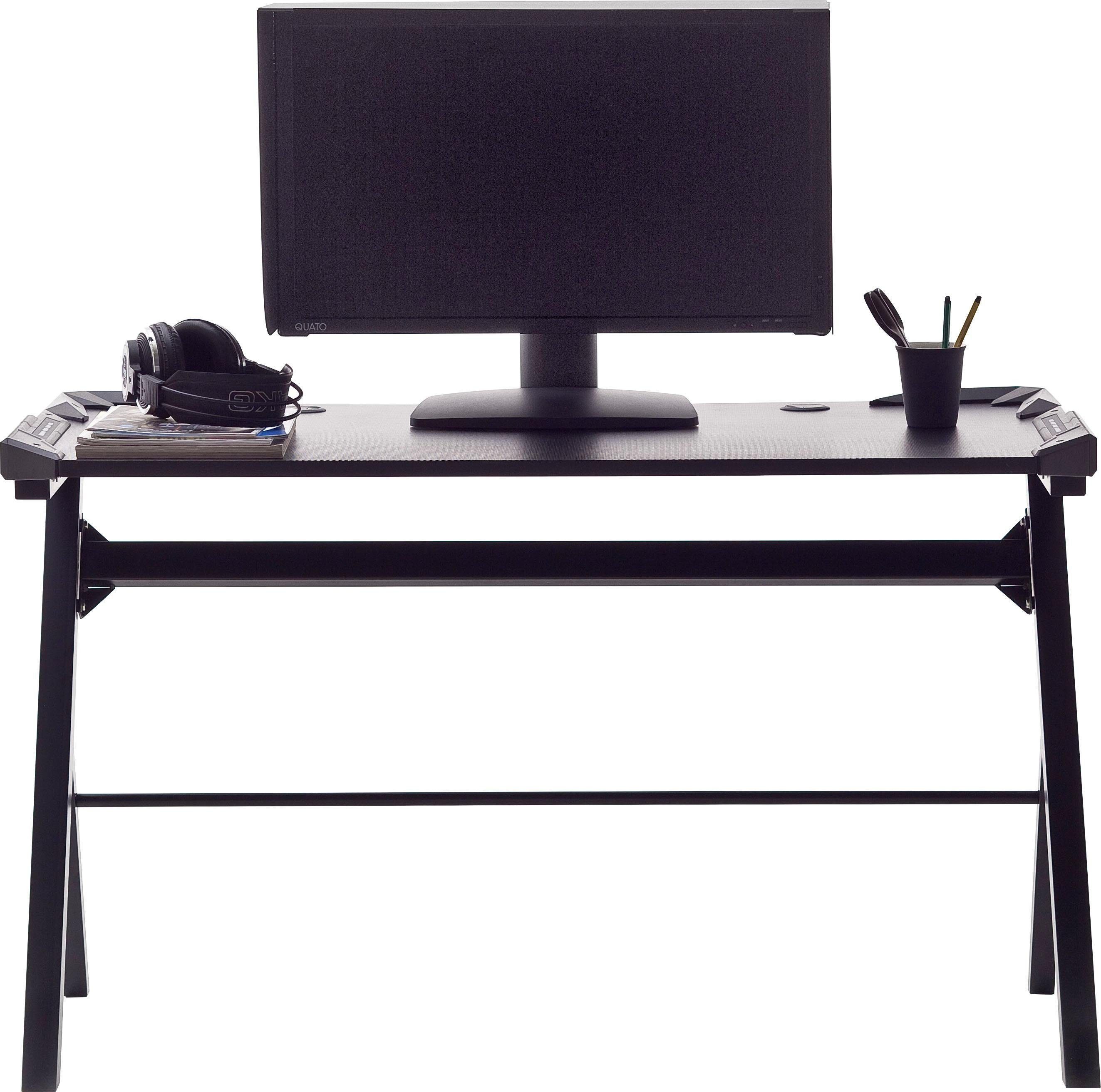 Gamingtisch Gamingtisch, mcRacing Inklusive Basic Infrarotfernbedienung und 3, MCA LED-Beleuchtung furniture