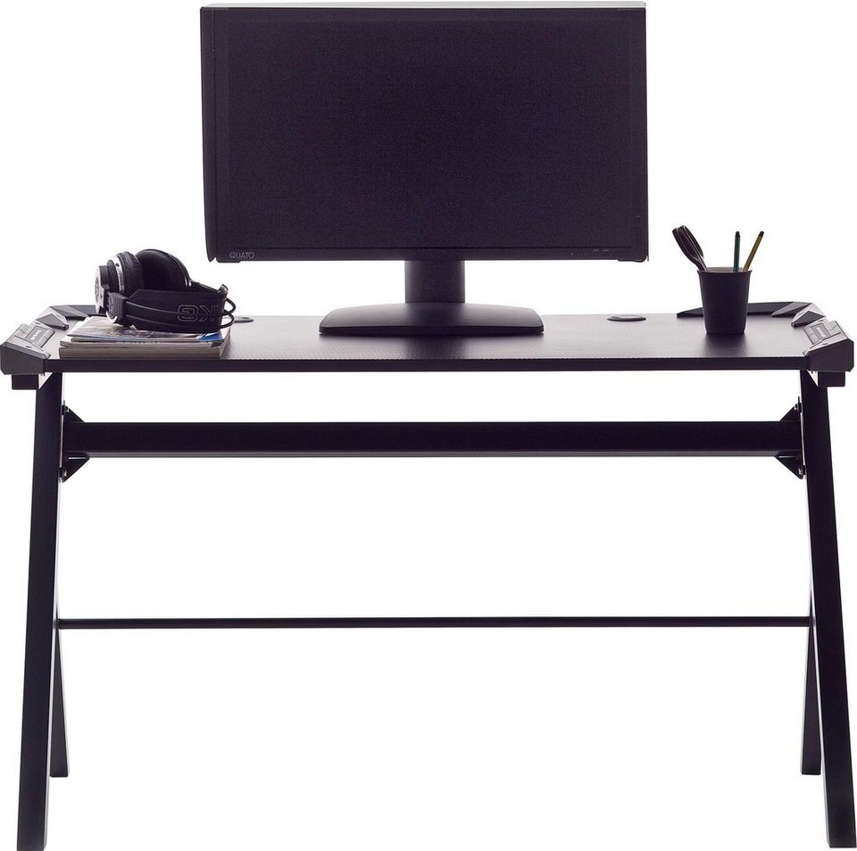 MCA furniture Gamingtisch mcRacing Basic 3, Gamingtisch, Inklusive  LED-Beleuchtung und Infrarotfernbedienung | Computertische