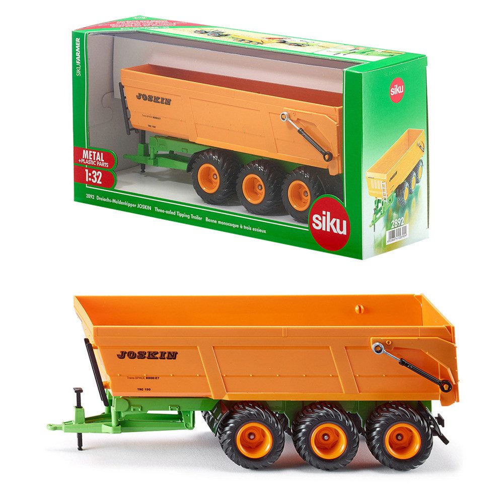 Siku Modelltraktor siku Anhänger Joskin 3-Achs-Muldenkipper 1:32