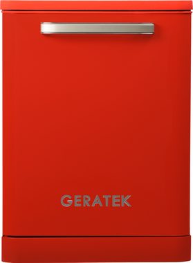 Geratek Standgeschirrspüler Wien, GS6200, 12 l, 12 Maßgedecke, Retro Design / Kindersicherung / Startzeitvorwahl