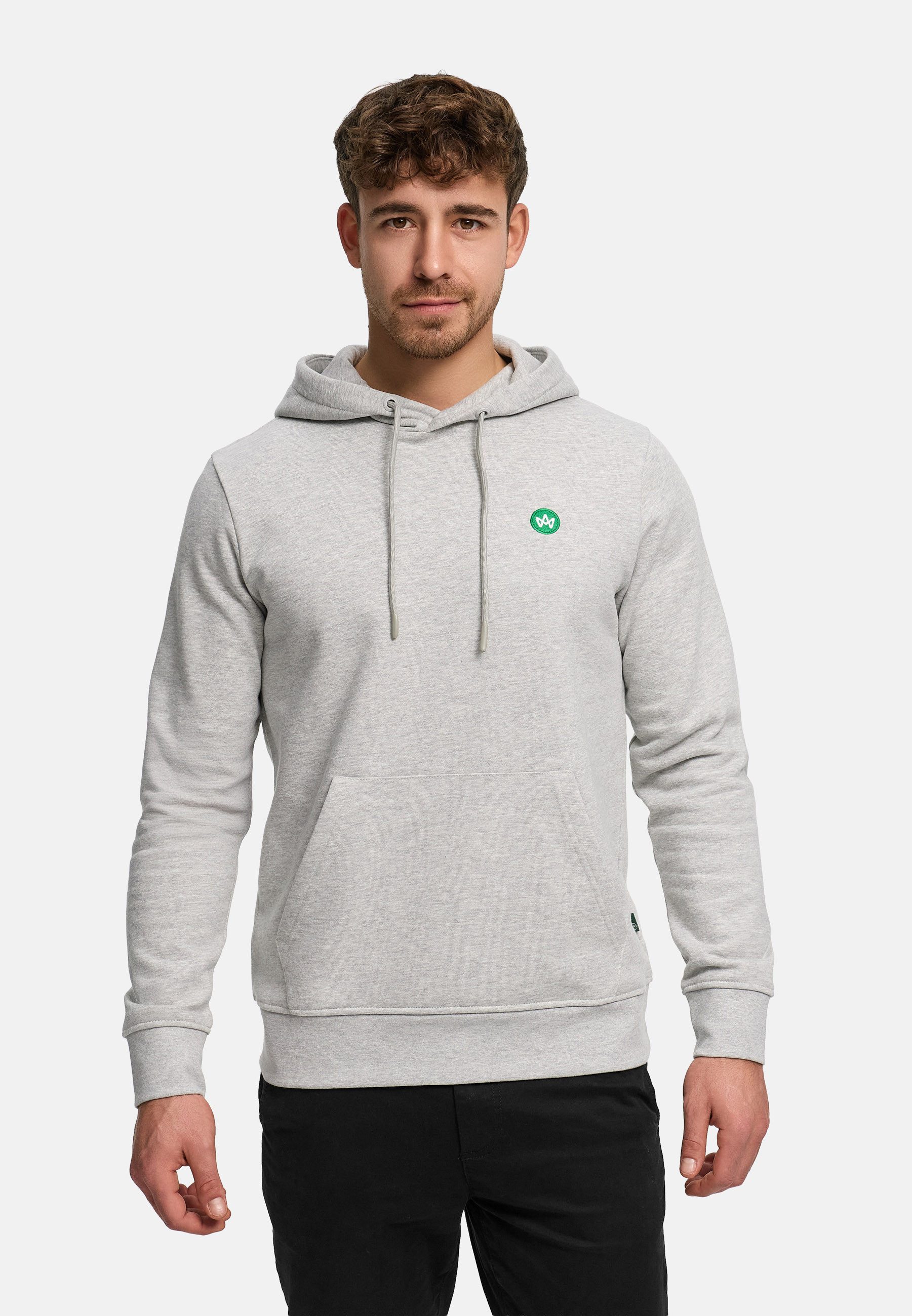 Kronstadt Hoodie Herren KSLars Sweatshirt Kapuze Herrenhoodie (Sweatshirt) Hoodie mit dezentem Logoprint auf der Brust