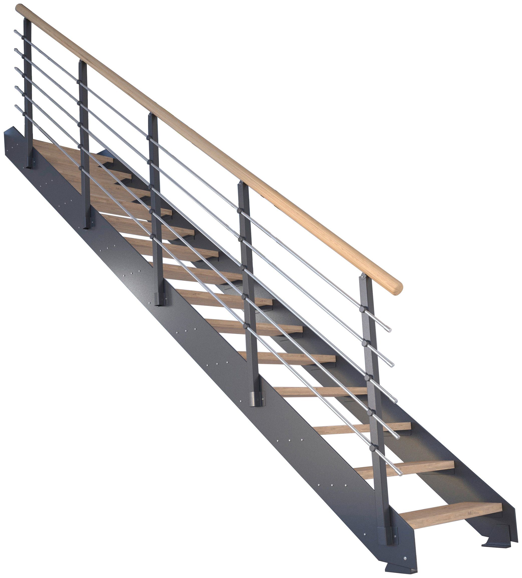 Metall, Stufen offen, Geteilte Starwood Kos, Systemtreppe