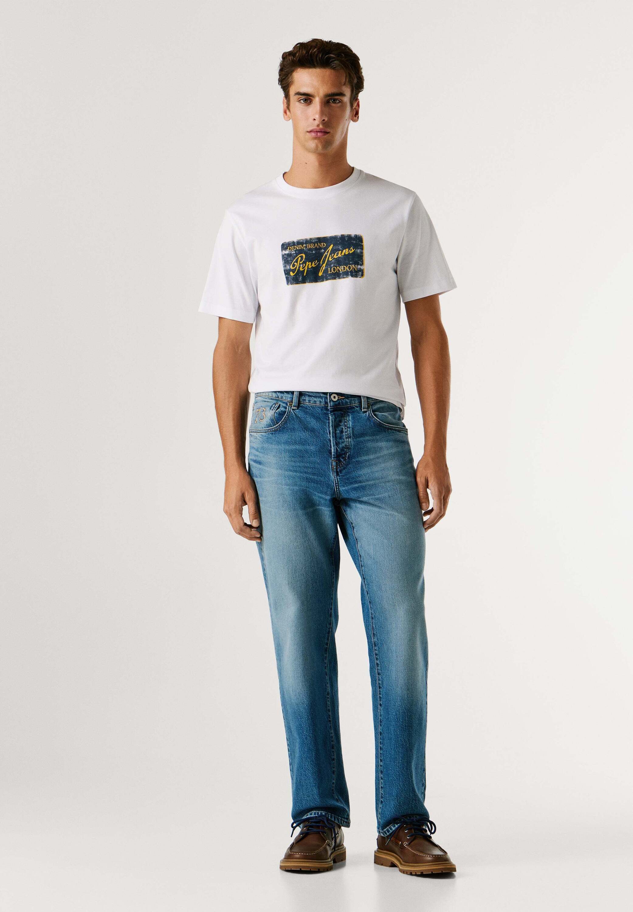 Pepe Jeans Straight-Jeans Jeans mit geradem Bein STRAIGHT JEANS DALSTON SPRING STONE – Bild 2 von 5