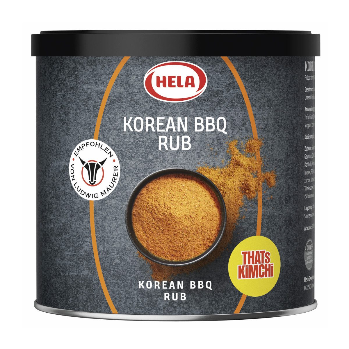 HELA Gewürz, Hela Korean BBQ Rub geeignet zum Würzen und Marinieren Packung 300g