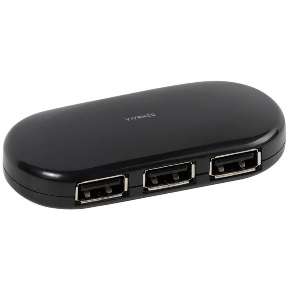 Laptop-Dockingstation USB Hub High Speed - Dockingstation - schwarz