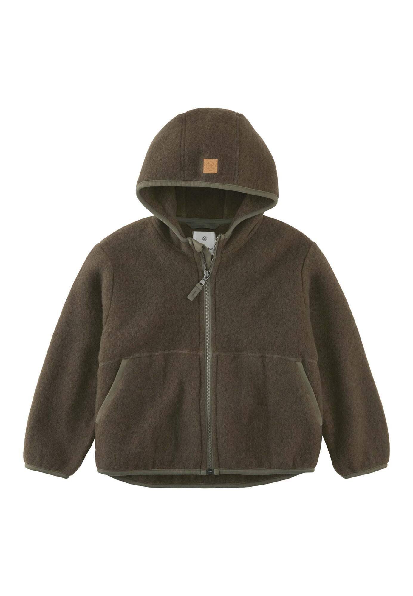 Hessnatur Fleecejacke aus reiner Bio-Merinowolle (1-St)
