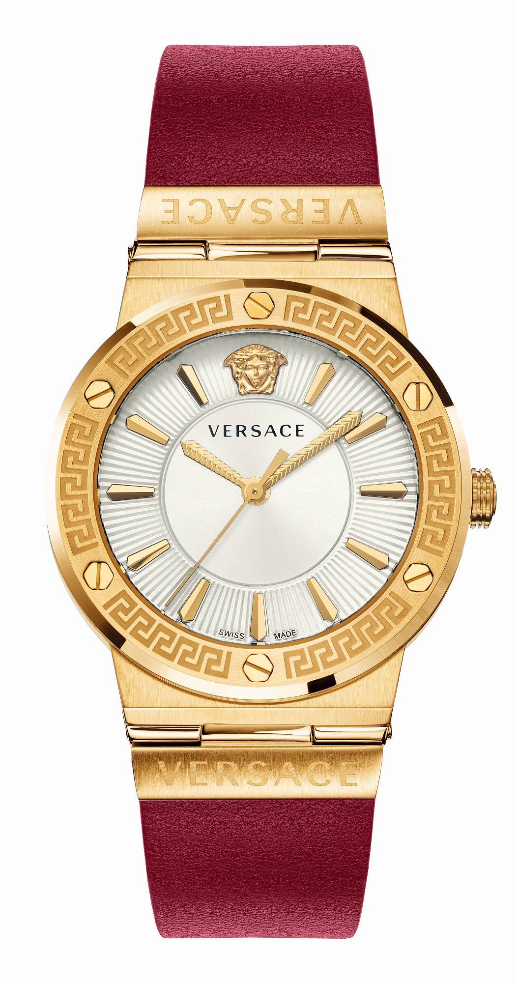 Versace Schweizer Uhr Greca Logo