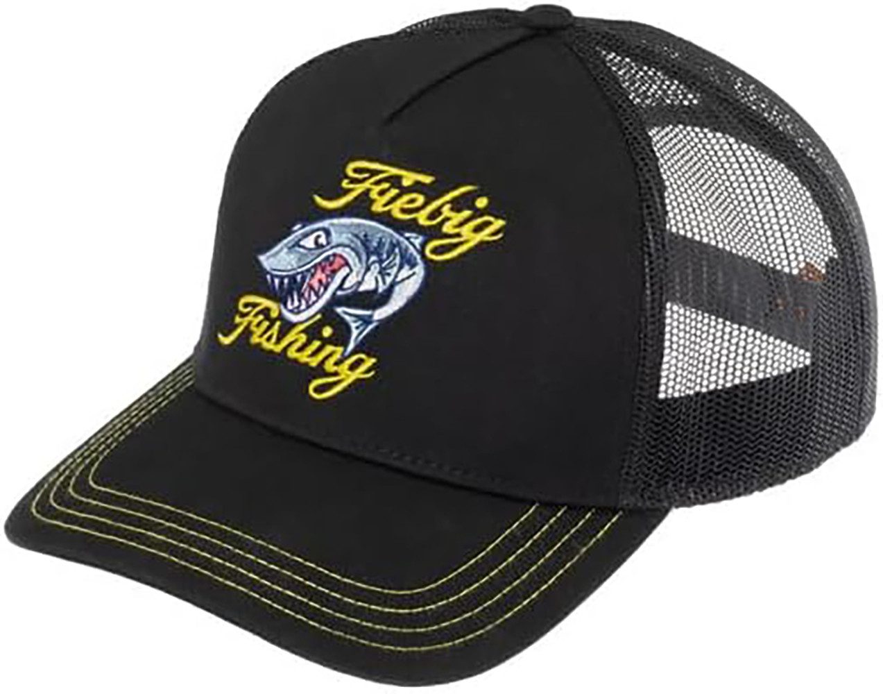 Fiebig Trucker Cap Fishing Baseballcap mit Aufnäher, Baseballkappe mit Mesh