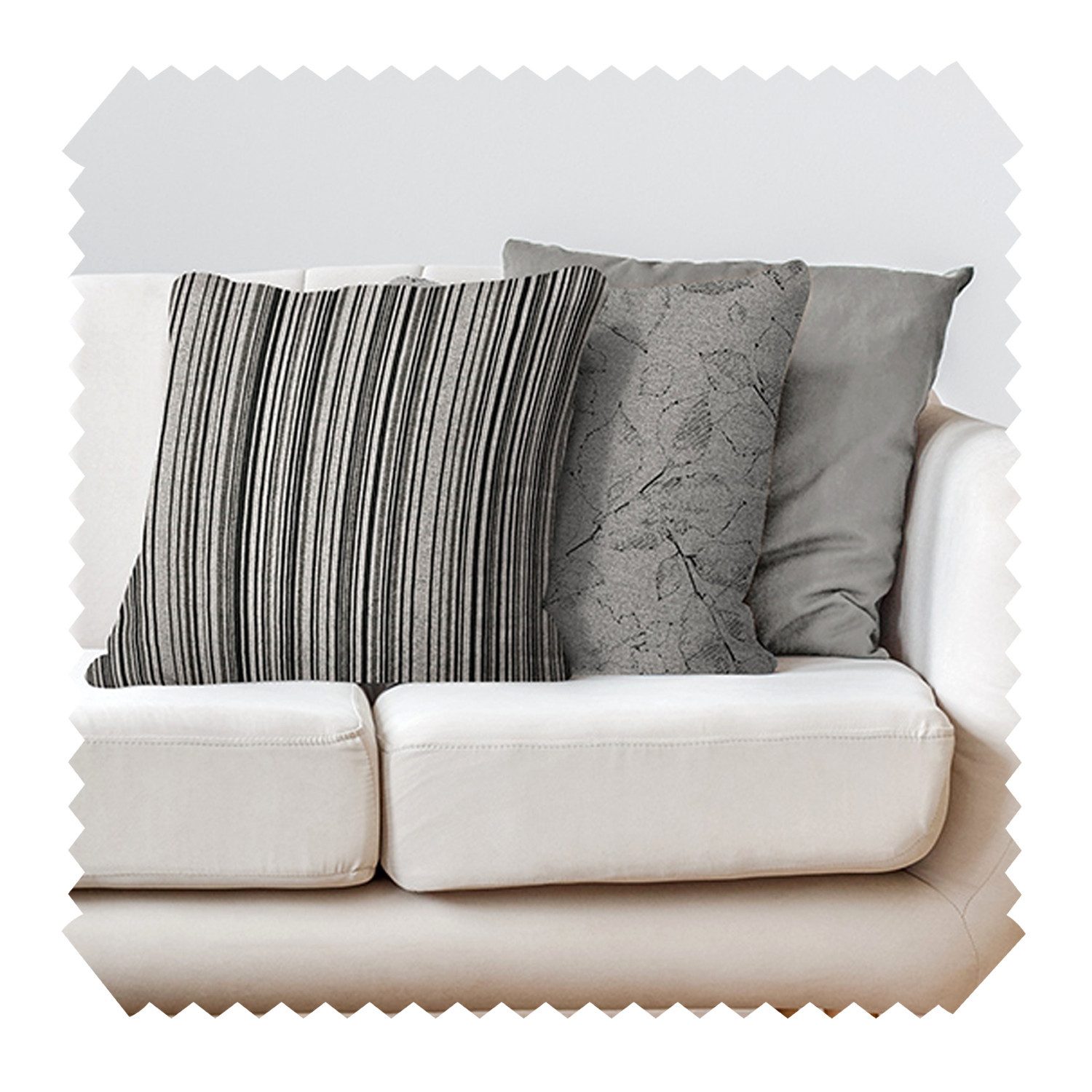 novely® Декоративные подушки 3er-SET DEKOKISSEN MALCHIN Kuschelweiche Sofakissen - Подушкиbezug in 4, Kuschelweich, Robust, Pflegeleicht