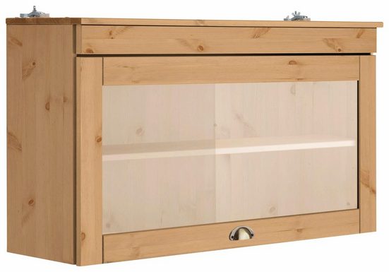 Home affaire Glashängeschrank »Oslo« 100 cm breit, aus massiver Kiefer
