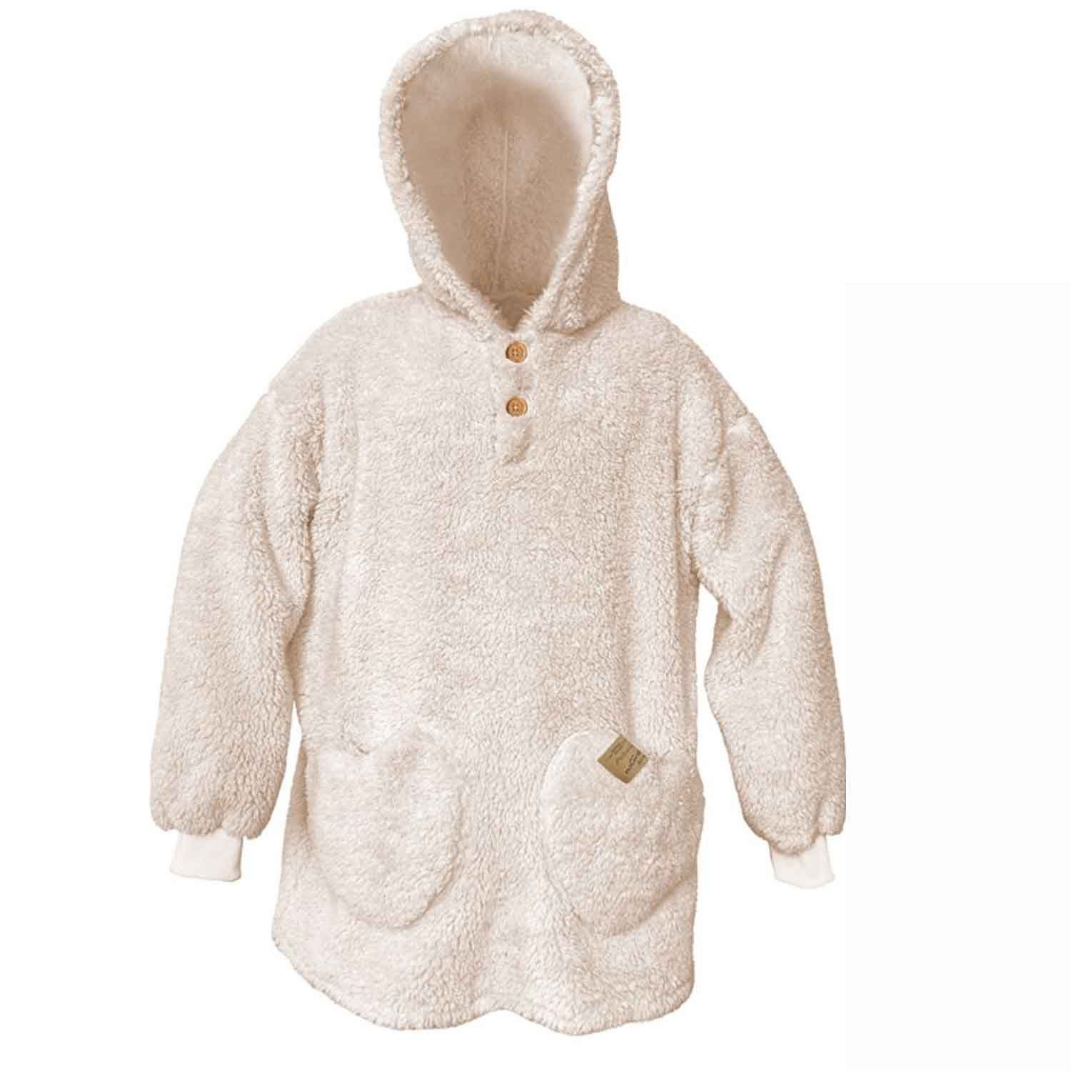Antonio Poncho Antonio Kinder Kuschel Hoodie Teddy OneSize rose