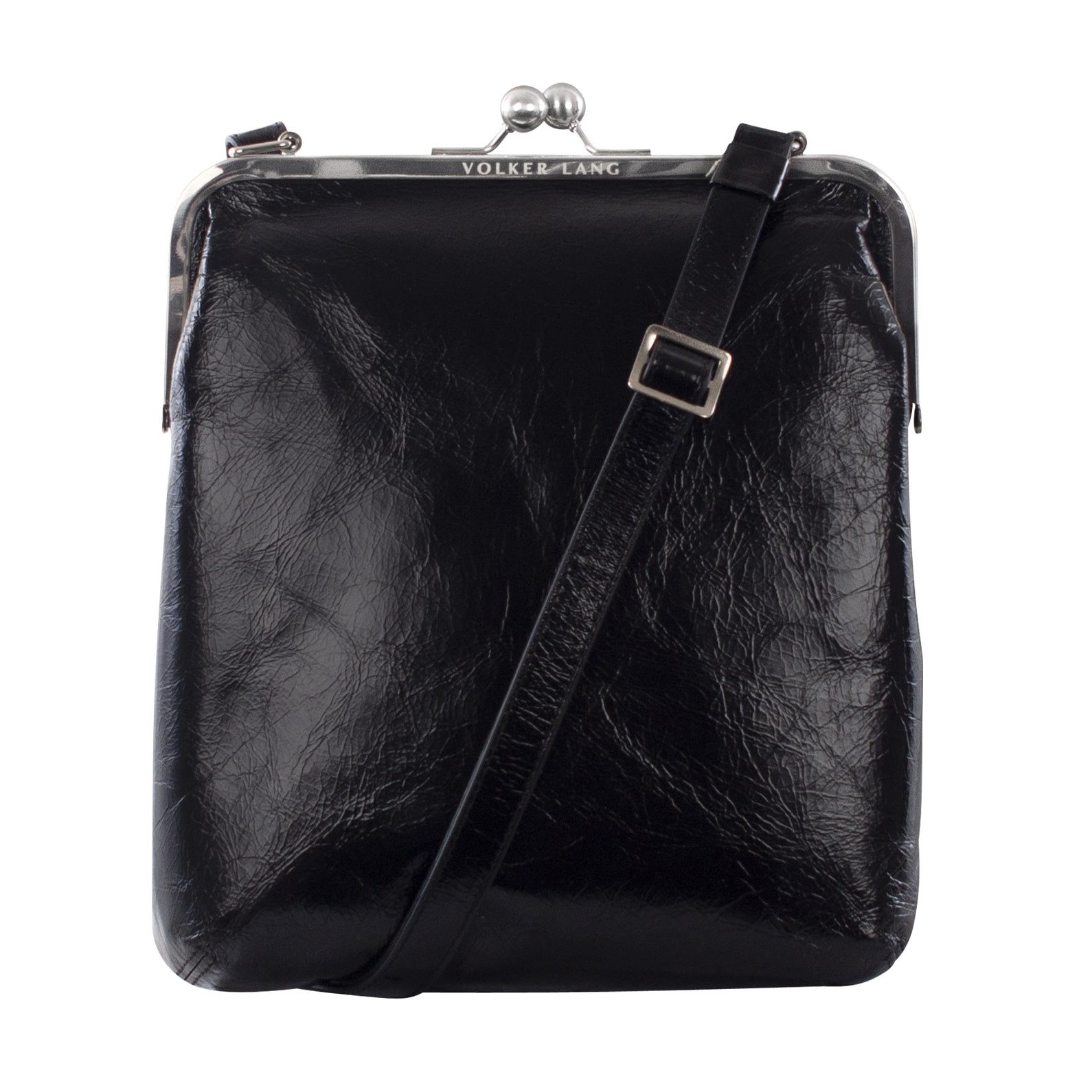 VOLKER LANG Schultertasche MATA  Elegante Damen Bügeltasche aus italienisch günstig online kaufen