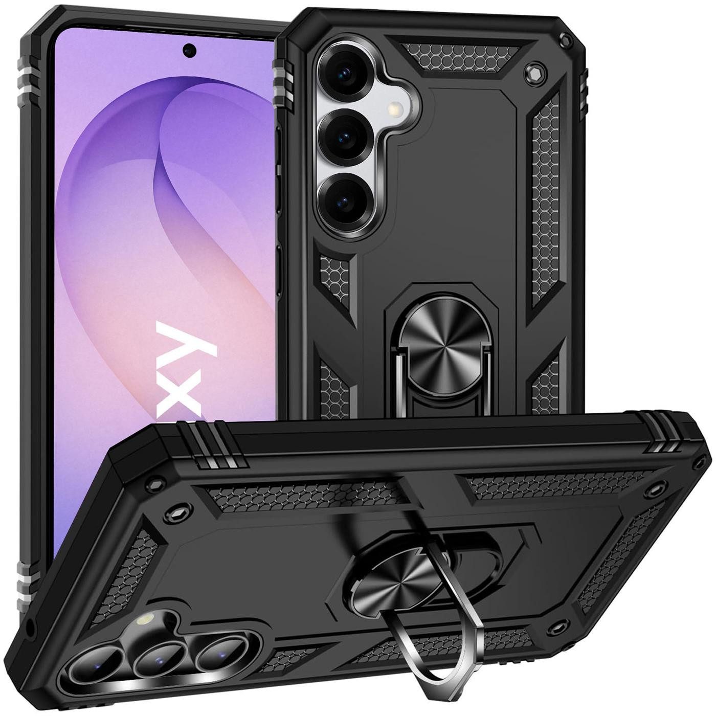 CoolGadget Handyhülle Armor Shield Case für Samsung Galaxy S26+ 6,7 Zoll, Outdoor Cover mit Magnet Ringhalterung Hülle für Samsung S26 Plus