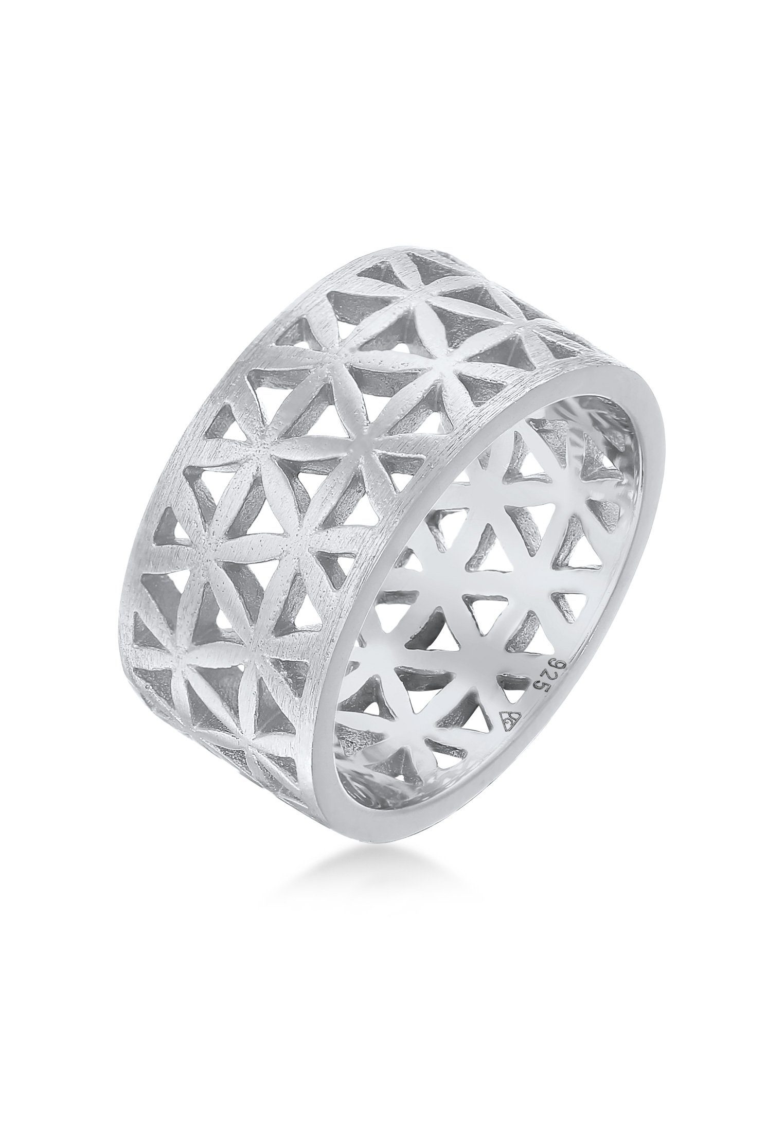 Elli Fingerring Bandring Lebensblume Blume 925 günstig online kaufen