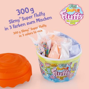 Slimy® Knete Super Fluffy 300g Spielmasse im Cup Cake-Becher (1-tlg), Der flaumigste Original Slimy Slime, lustig duftende Schleim-Knete!