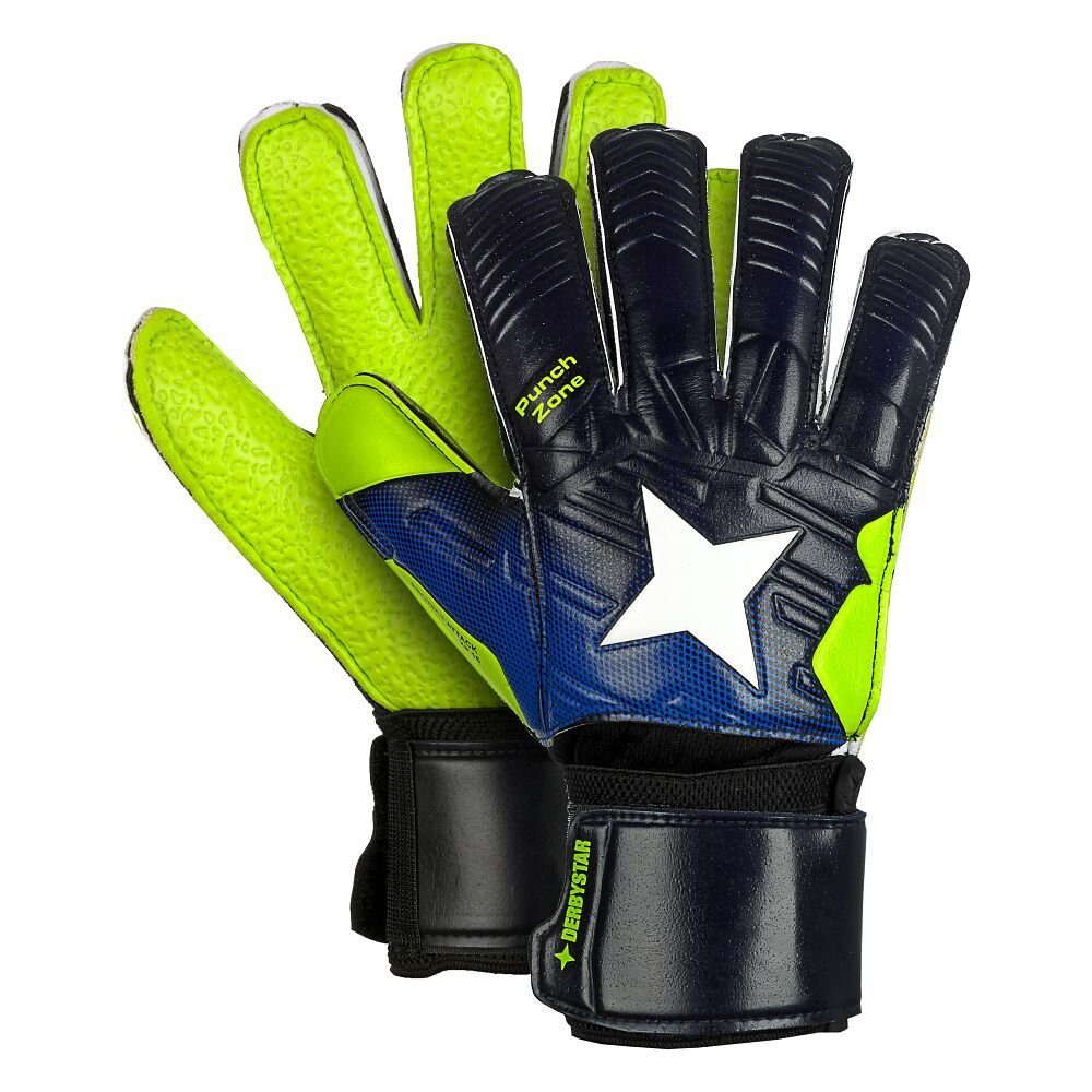Derbystar Torwarthandschuhe Torwart-Handschuhe Attack Protect XP 16 Optimal für das Fußballtraining geeignet Größe 4