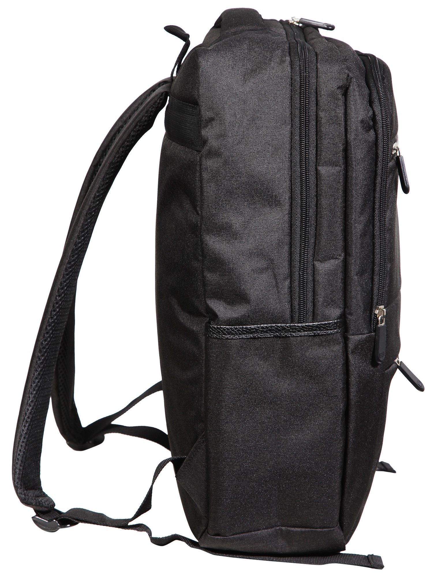 Laptoprucksack, Gepolsteter gepolstertes Ella Eisvogel Innenfach Businessrucksack Schwarz - Laptoprucksack