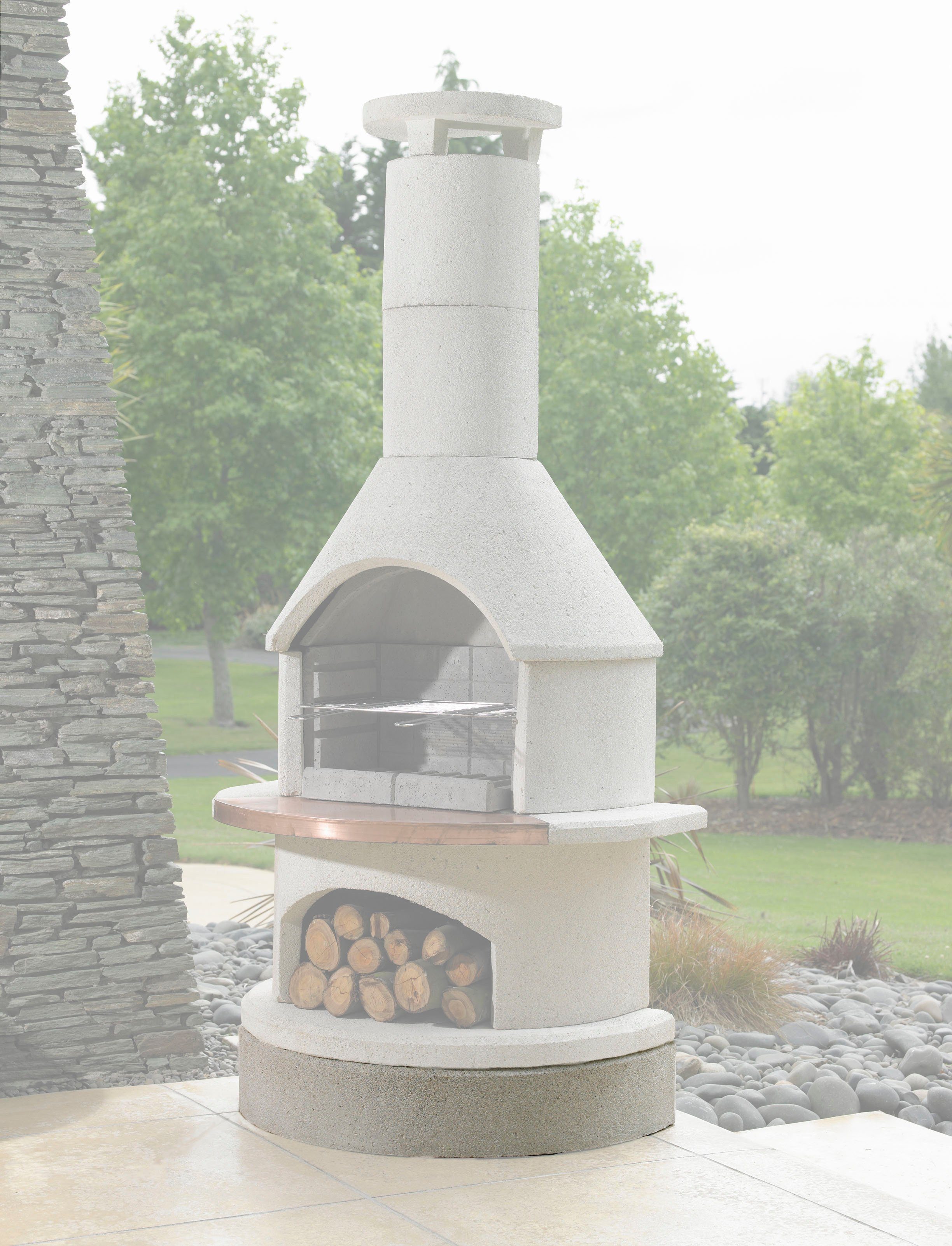 Buschbeck Sockelerhöhung Rondo, 109x67x20 cm, für Buschbeck-Grillkamin Rondo oder Wellington., BxTxH: 109x67x20 cm, für Grillkamin Rondo und Wellington