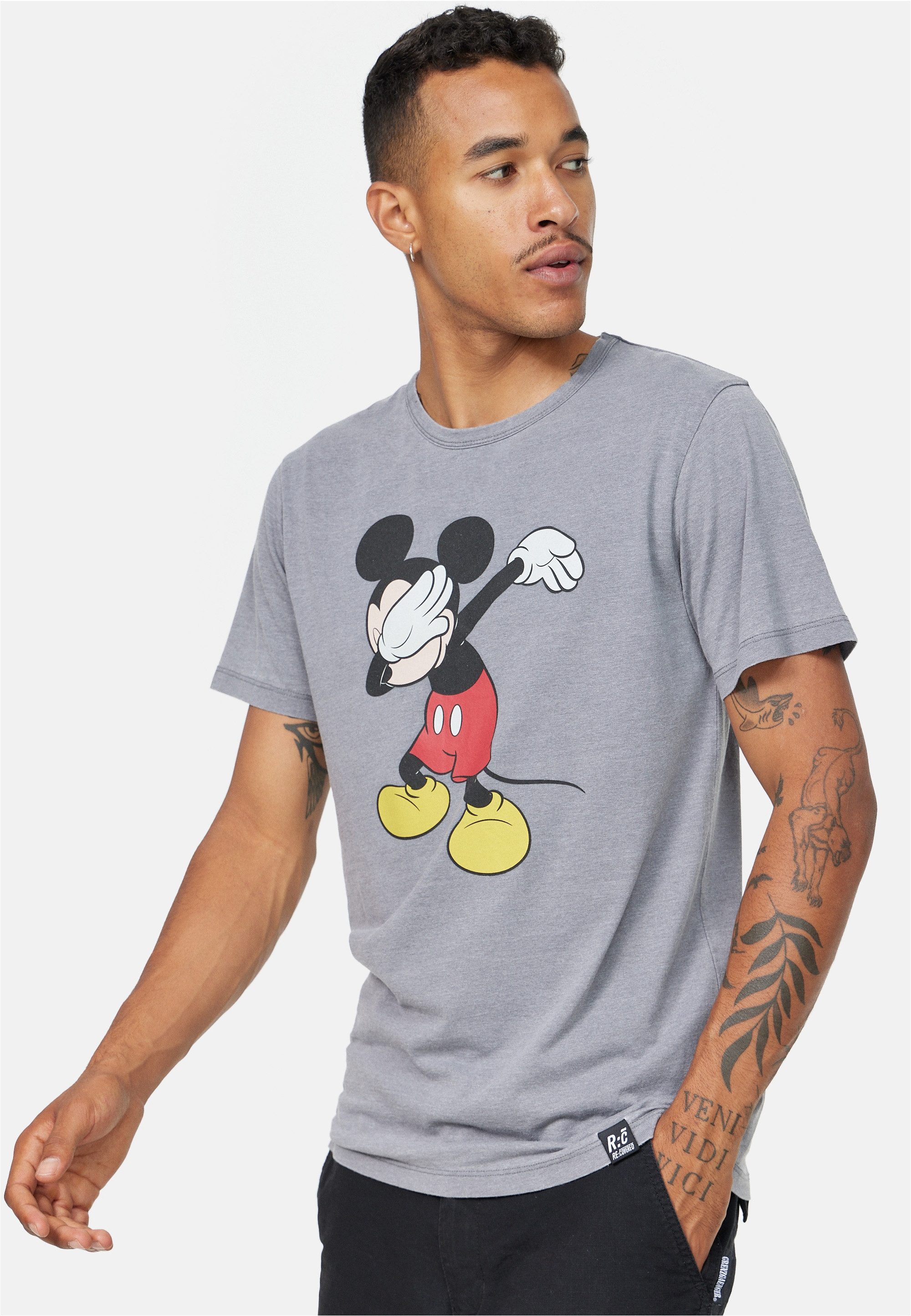 Recovered T-Shirt Disney Mickey Mouse Dabbing im zeitlosen Design