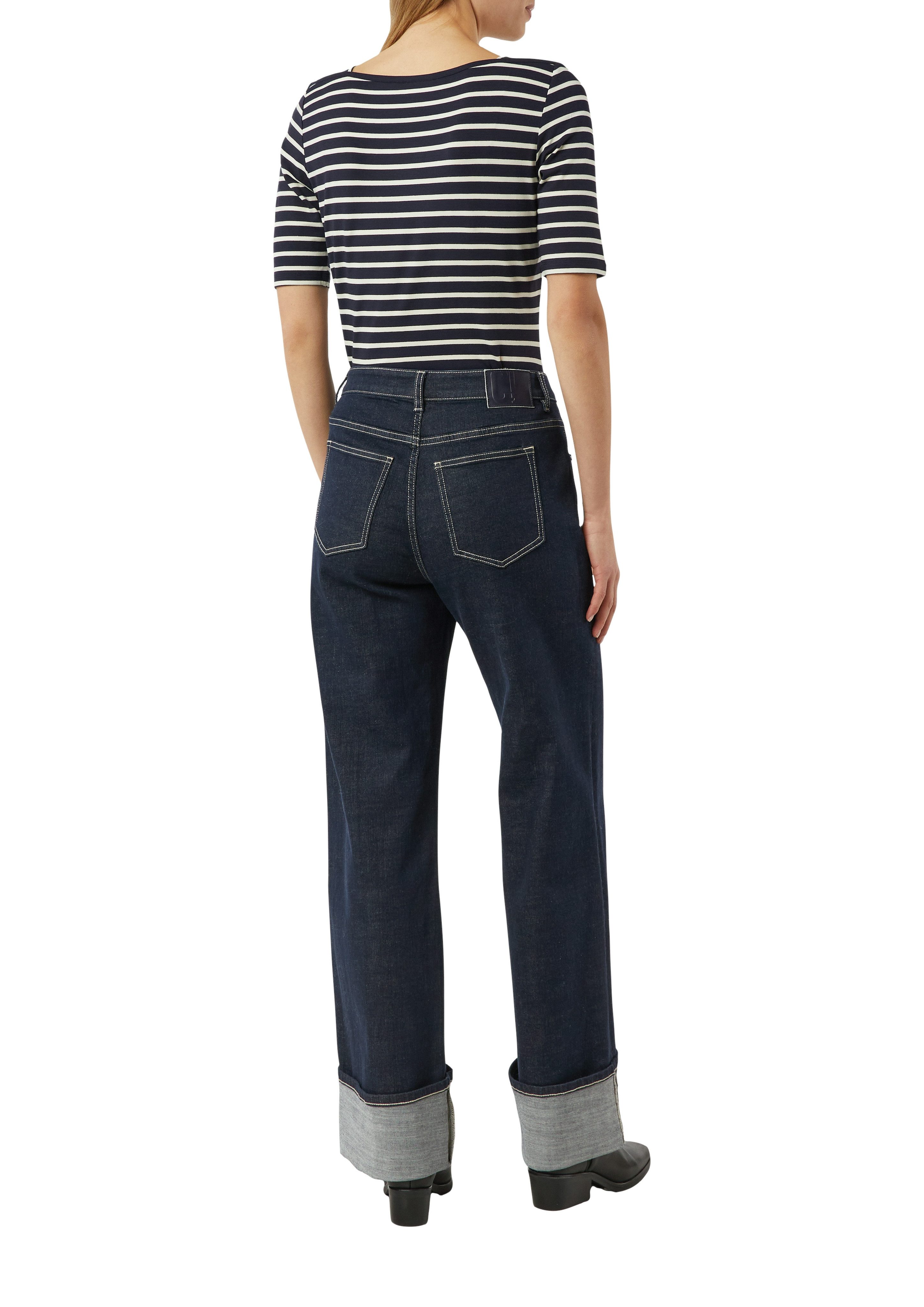 comma T-Shirt im Streifen-Design