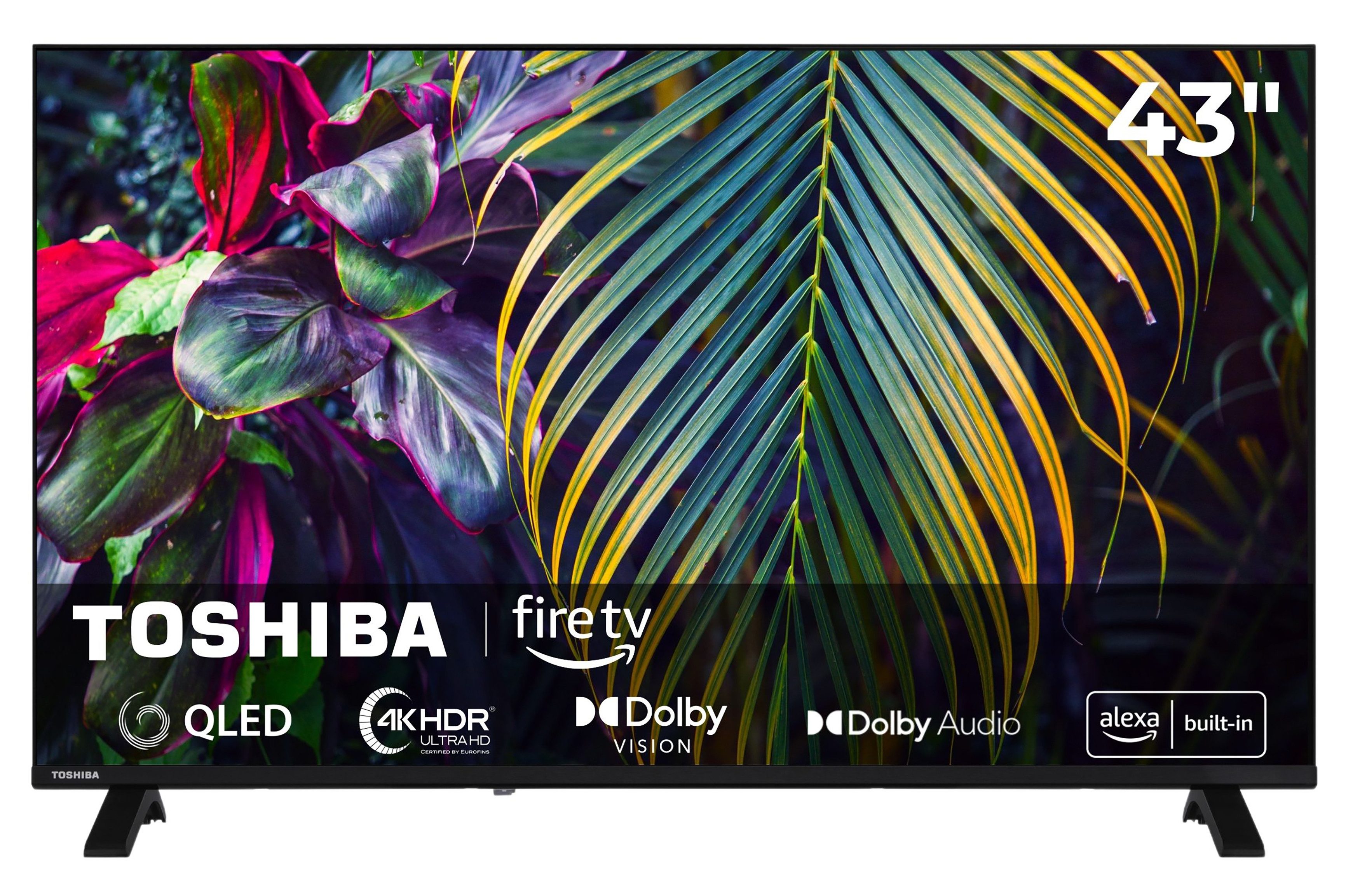Toshiba 43QF2663DAZ QLED-Fernseher (108 cm/43 Zoll, 4K Ultra HD)