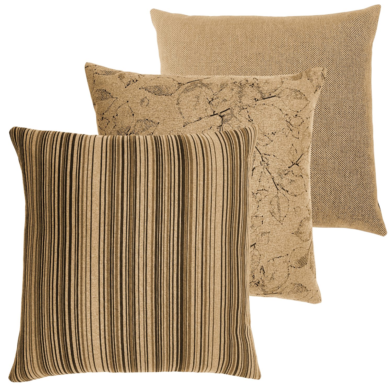 novely® Dekokissen 3er-SET DEKOKISSEN MALCHIN Kuschelweiche Sofakissen - Kissenbezug in 4, Kuschelweich, Robust, Pflegeleicht