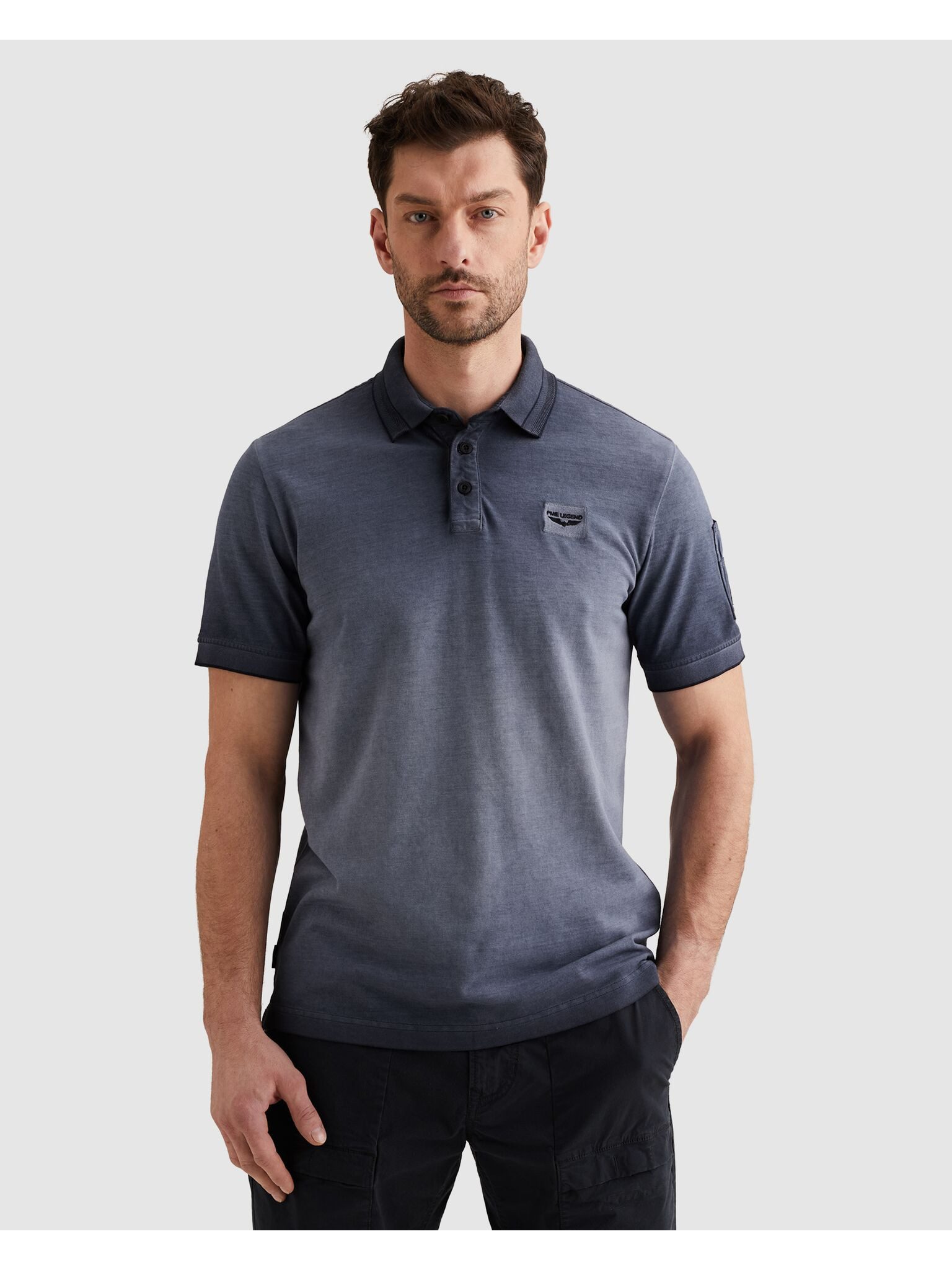 PME LEGEND Poloshirt mit Logo Stickerei