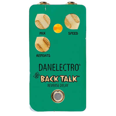 Danelectro Musikinstrumentenpedal, Back Talk Reverse Delay - Effektgerät für Gitarren