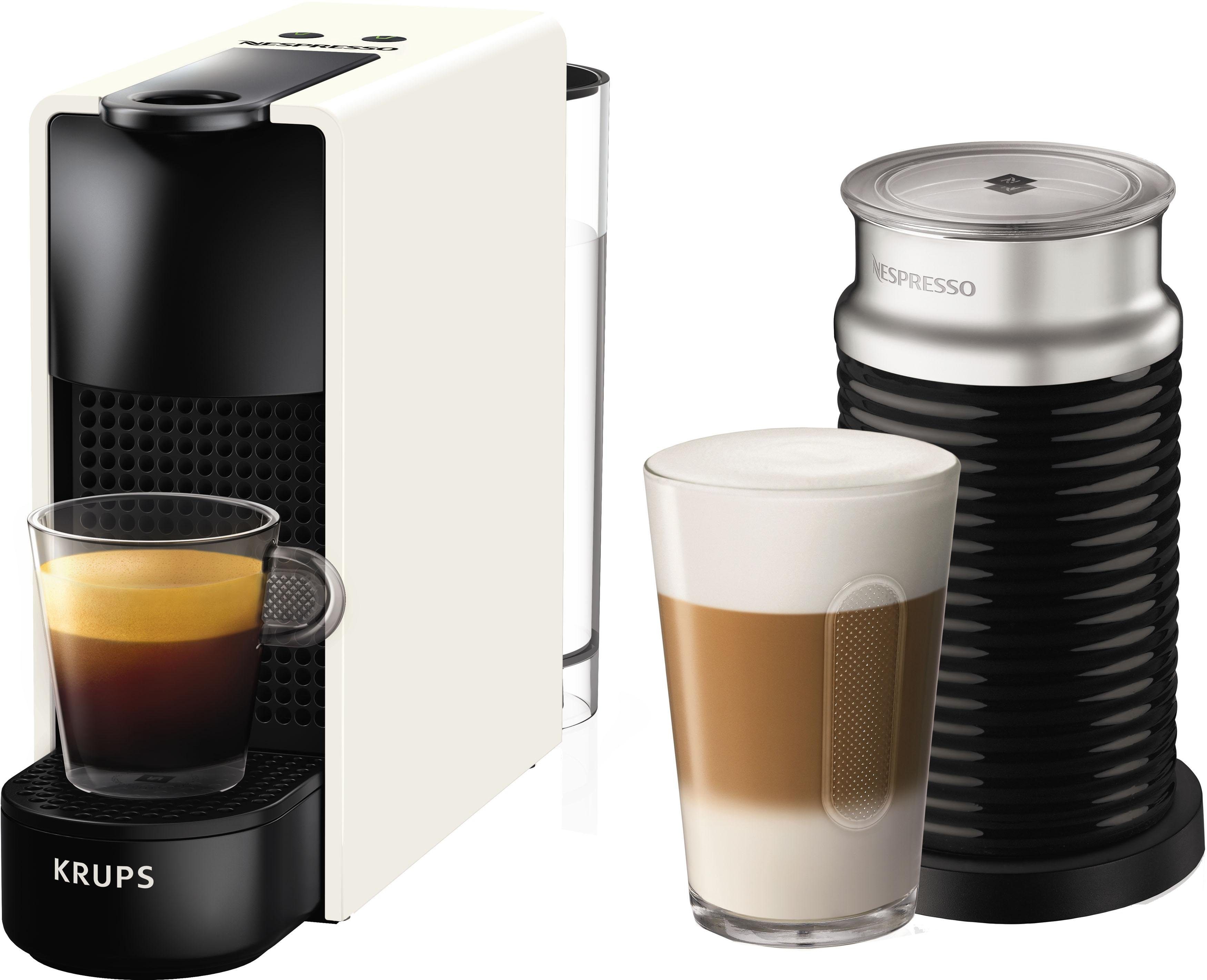 Nespresso Kapselmaschine NESPRESSO XN1111 Essenza Mini, mit Aeroccino Milchaufschäumer, 19 bar